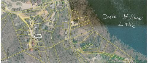Neightborhood Map with Dale Hollow Lake - 95 Cummins Court, Celina, TN 38551