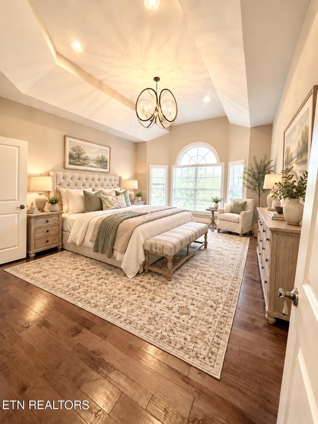 AI rendering of primary suite - 1027 Prince George Parish Drive, Knoxville, TN 37934