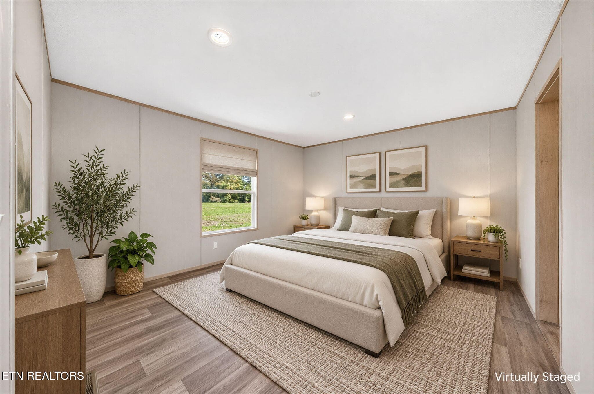 Staged Master Bedroom - 288 Bob Austin Rd, Crossville, TN 38571