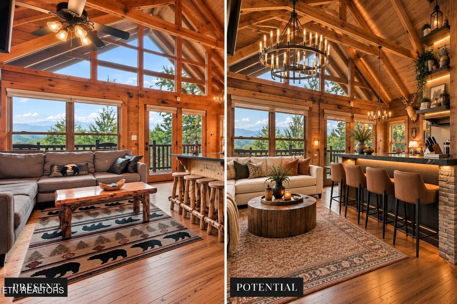 Rustic Cabin_ Present to Potential - 1713 Bear View Rd, Sevierville, TN 37876