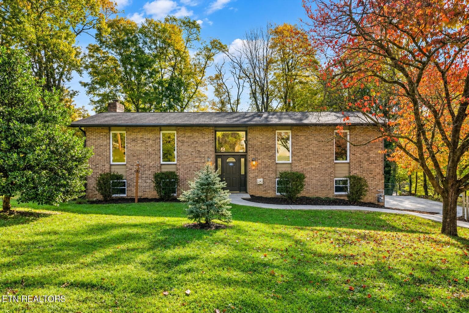 Autumn Split-Level Home Exterior - 104 Newport Drive, Oak Ridge, TN 37830