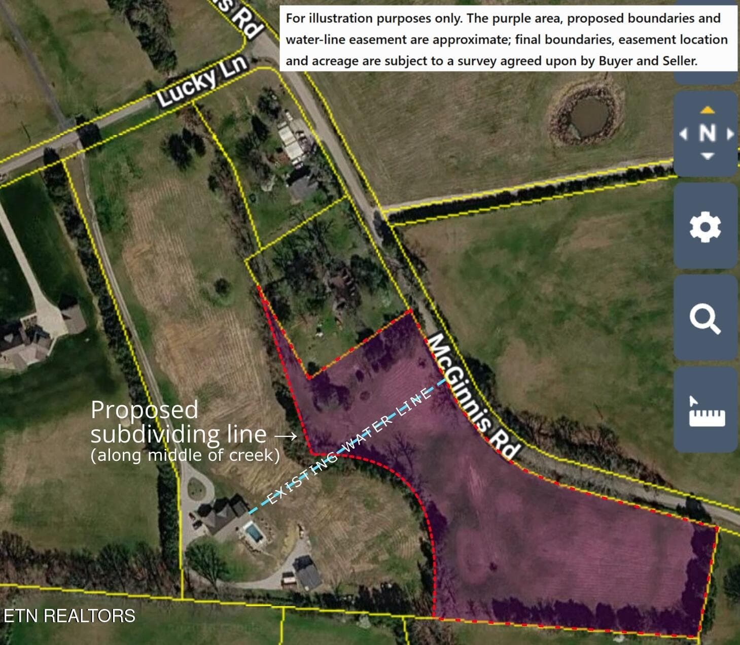 approx for sale parcel - 0 McGinnis Road, Corryton, TN 37721