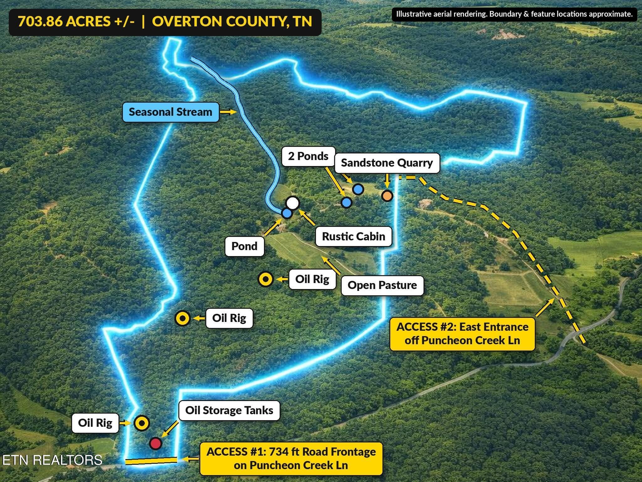 Puncheon_Creek_01_Cover_Aerial - 00 Puncheon Creek Lane, Allred, TN 38542