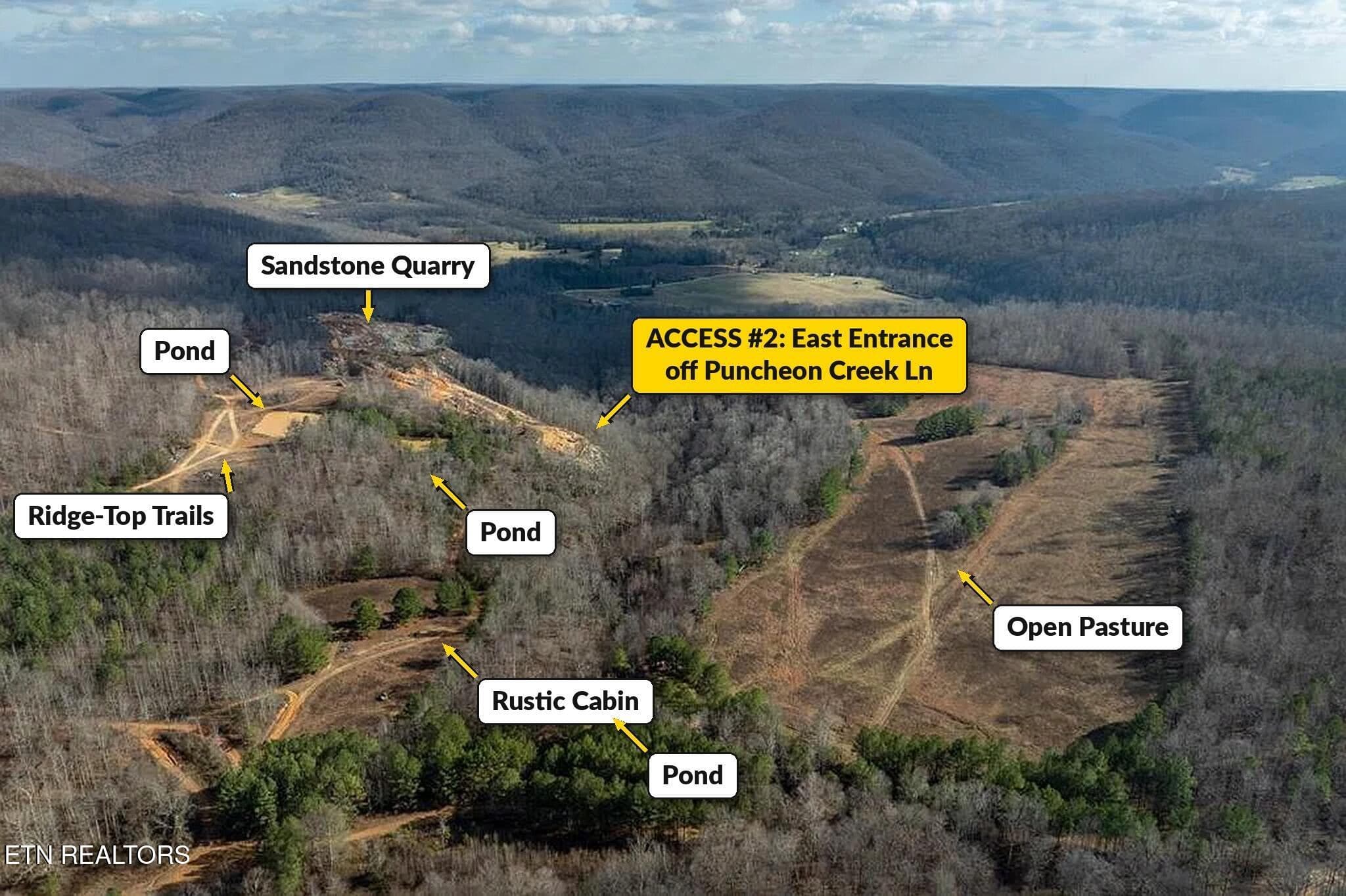 Puncheon_Creek_06_Drone_Pasture_Ridge_Tr - 00 Puncheon Creek Lane, Allred, TN 38542