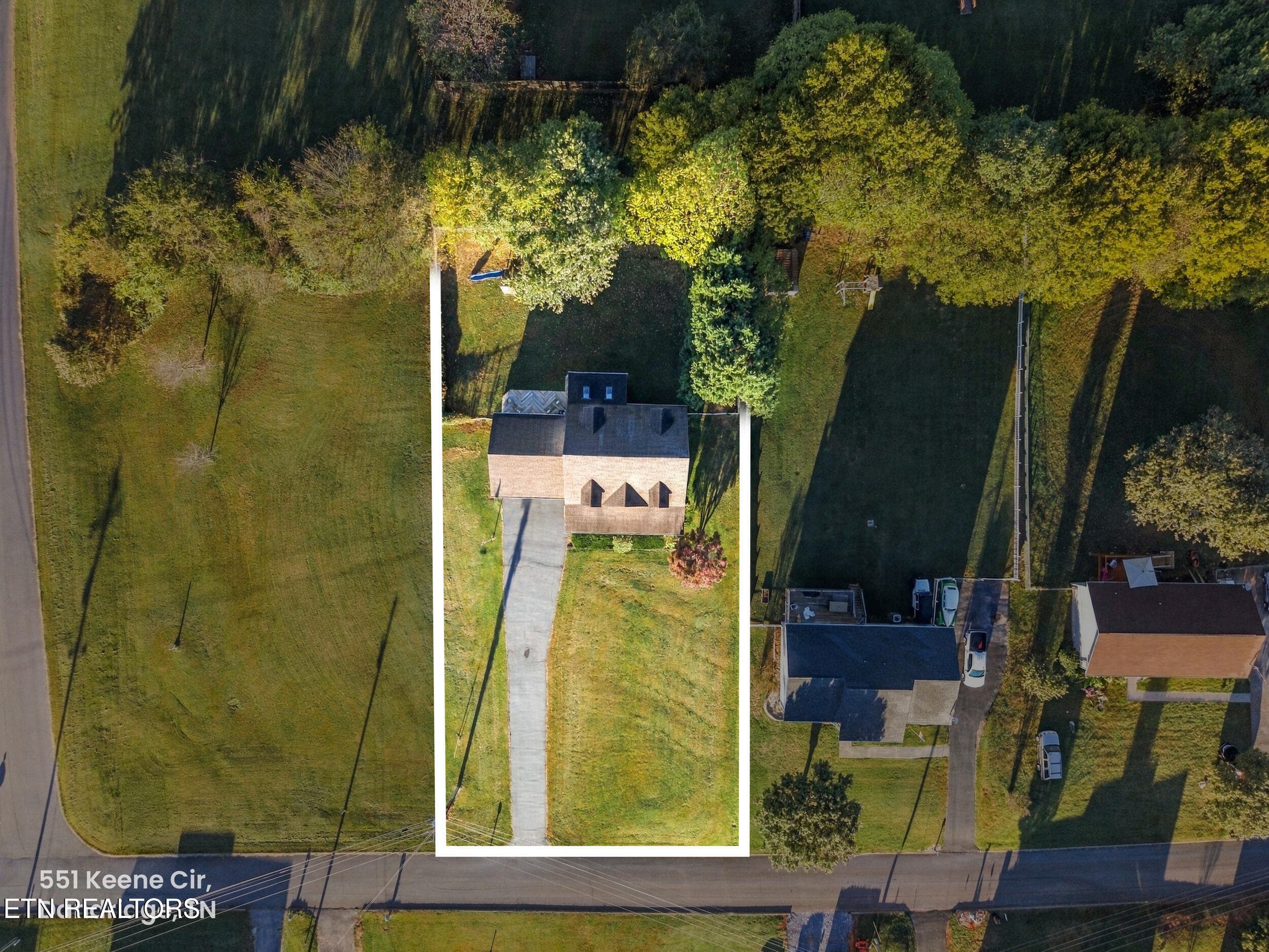 019_property line - 551 Keene Circle, Dandridge, TN 37725