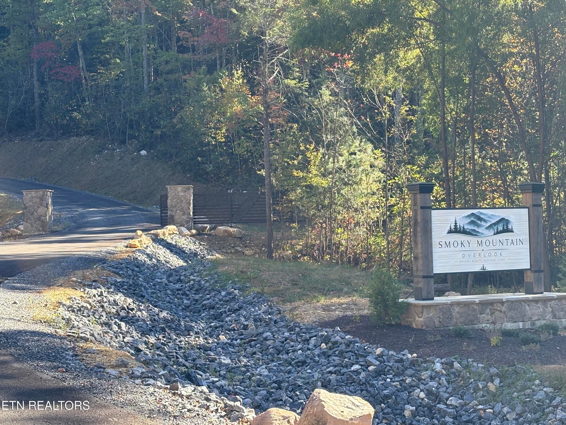 Neighborhood Entrance - 11.3 Acres Smoky Mountain Overlook Lot 17, Cosby, TN 37722