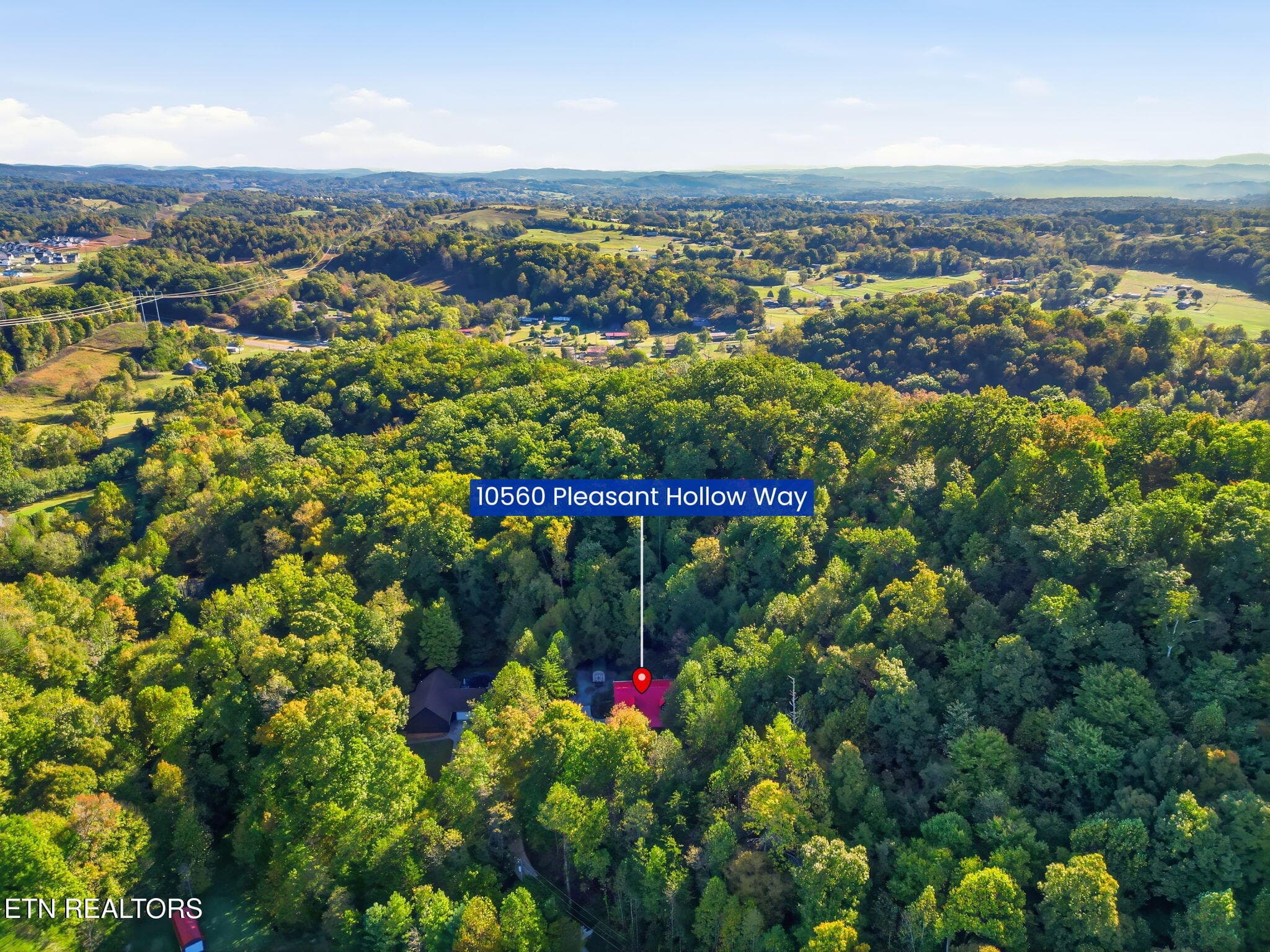 Location - 10560 Pleasant Hollow Way, Corryton, TN 37721
