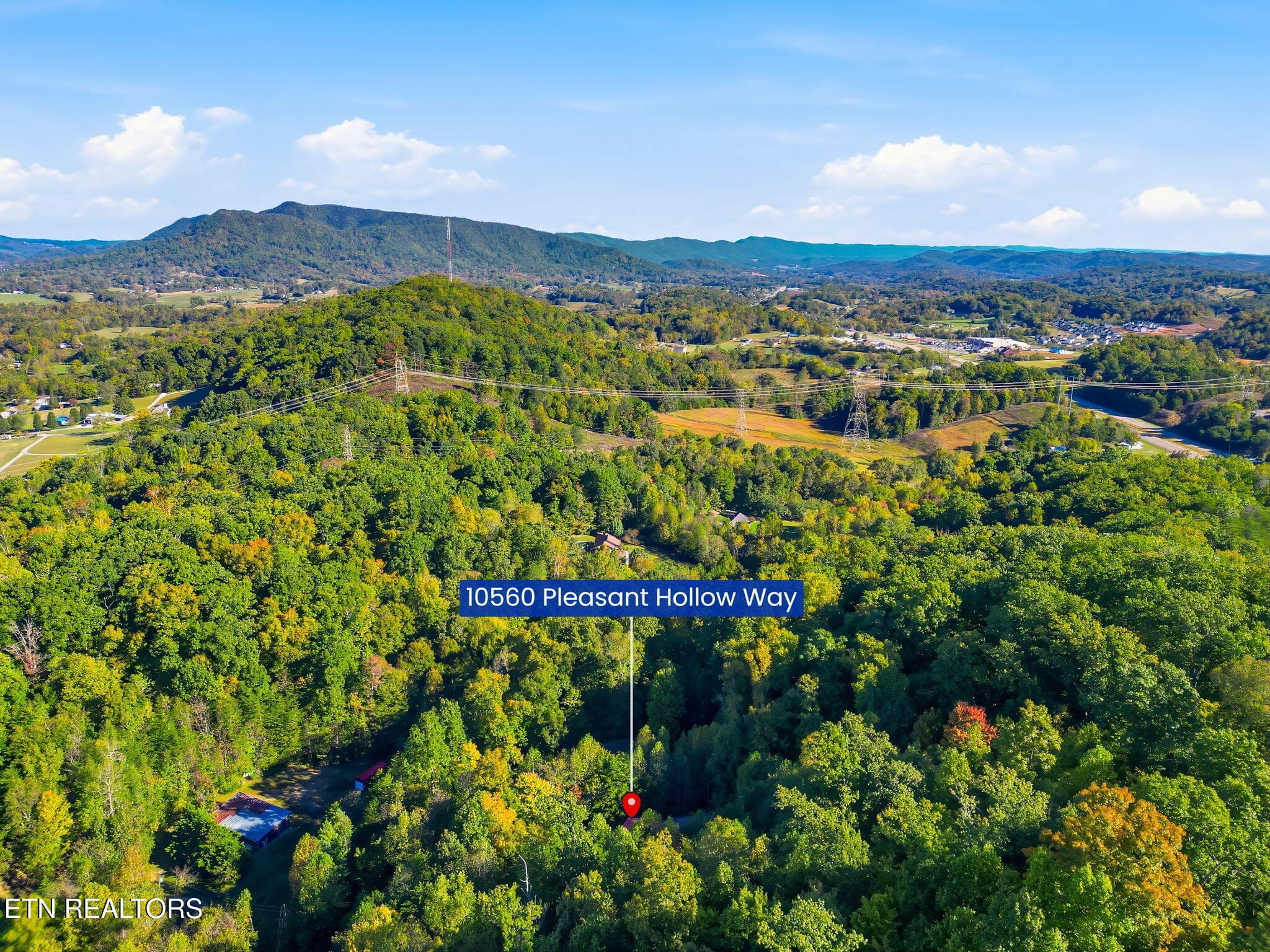 Location - 10560 Pleasant Hollow Way, Corryton, TN 37721