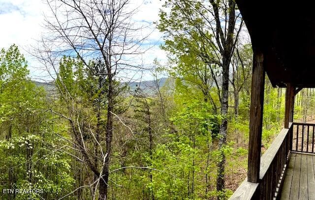 Porch view - 1889 Natures Lane, Sevierville, TN 37862