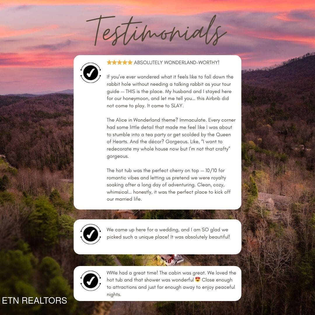 Reviews HP and Alice (1) - 4428 Grindstone Ridge Rd, Pigeon Forge, TN 37863
