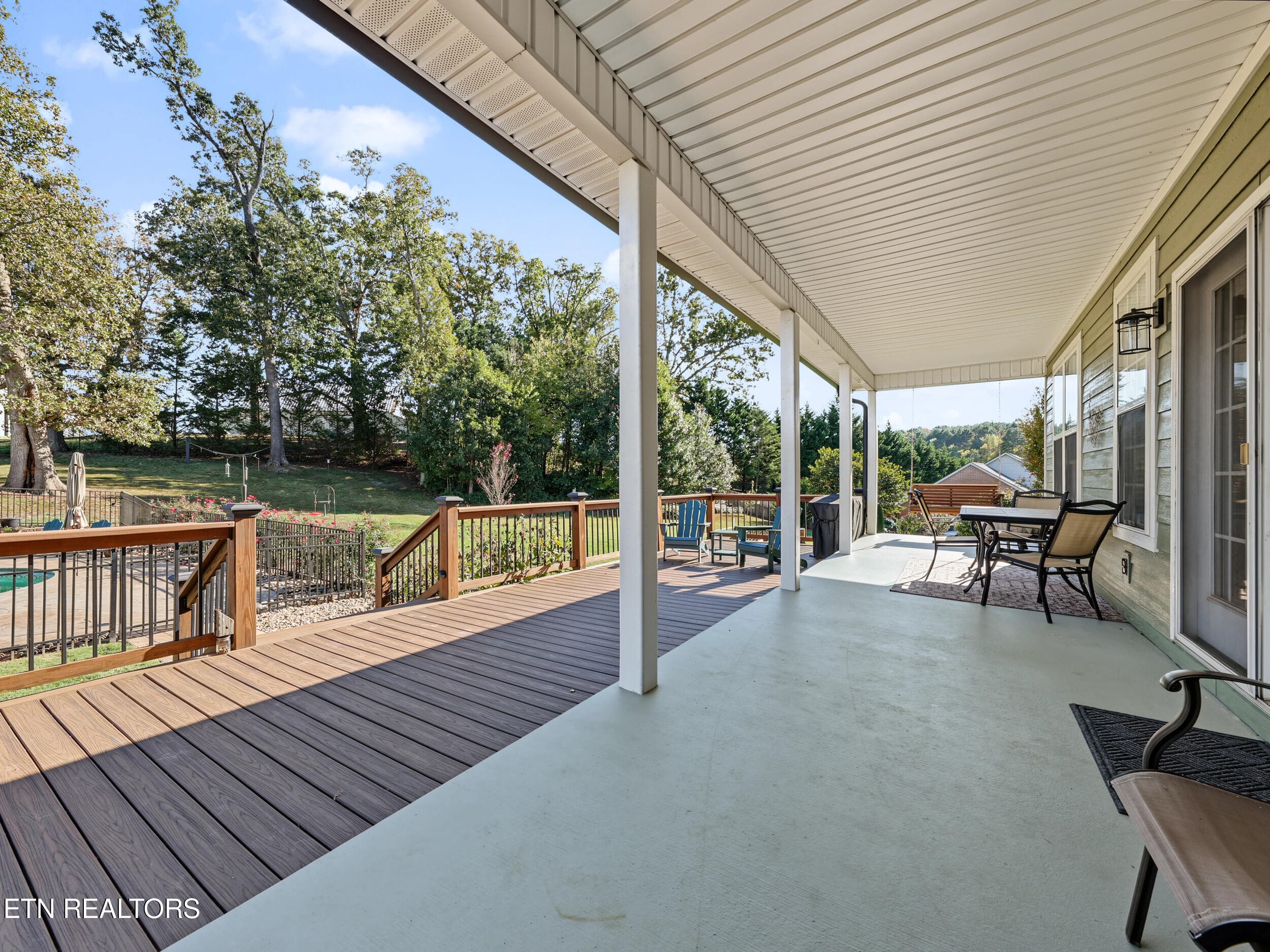 Back deck - 1420 Foxfire Circle, Seymour, TN 37865