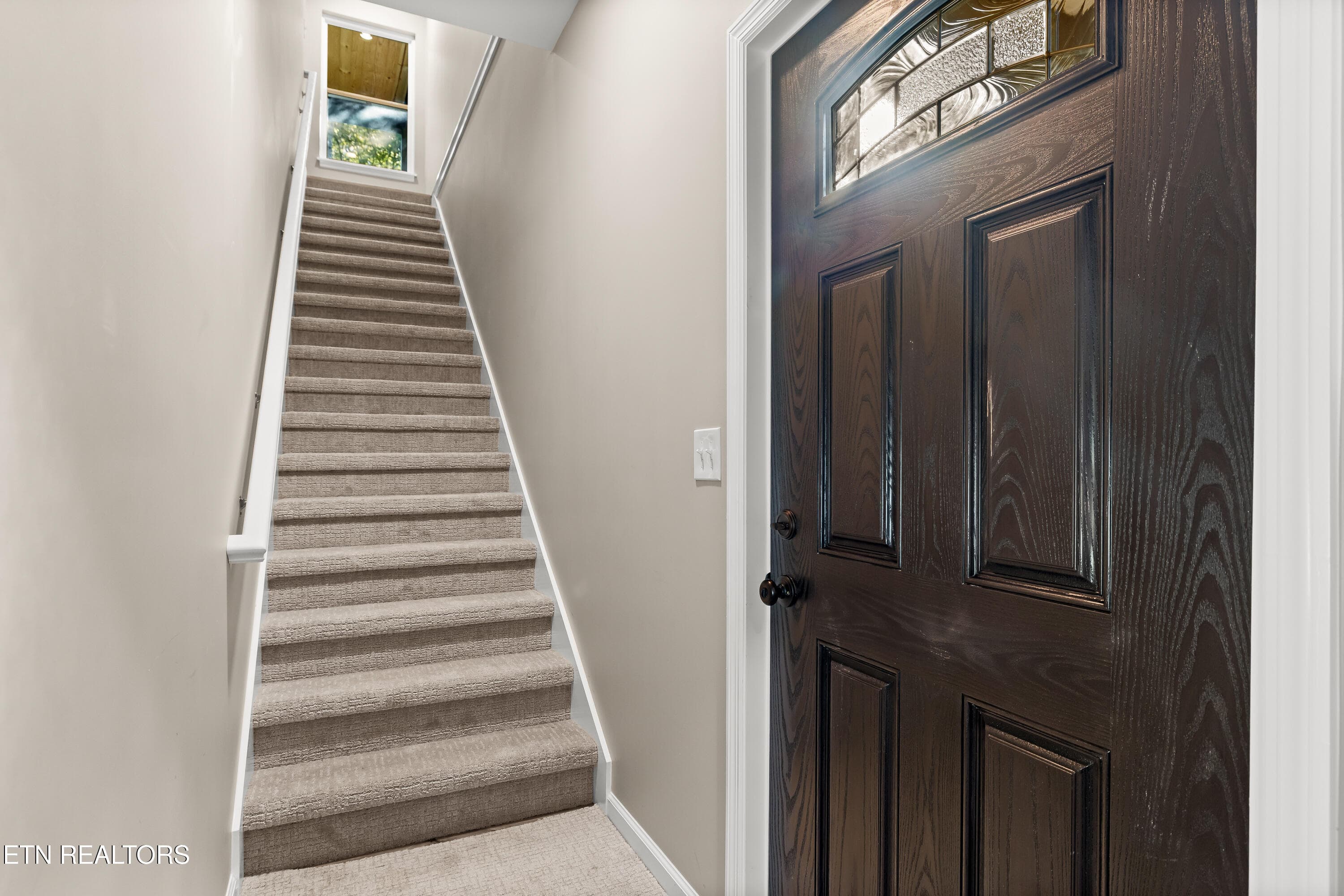 Front door opens to the steps - 1129 Chris Wood Drive, Seymour, TN 37865