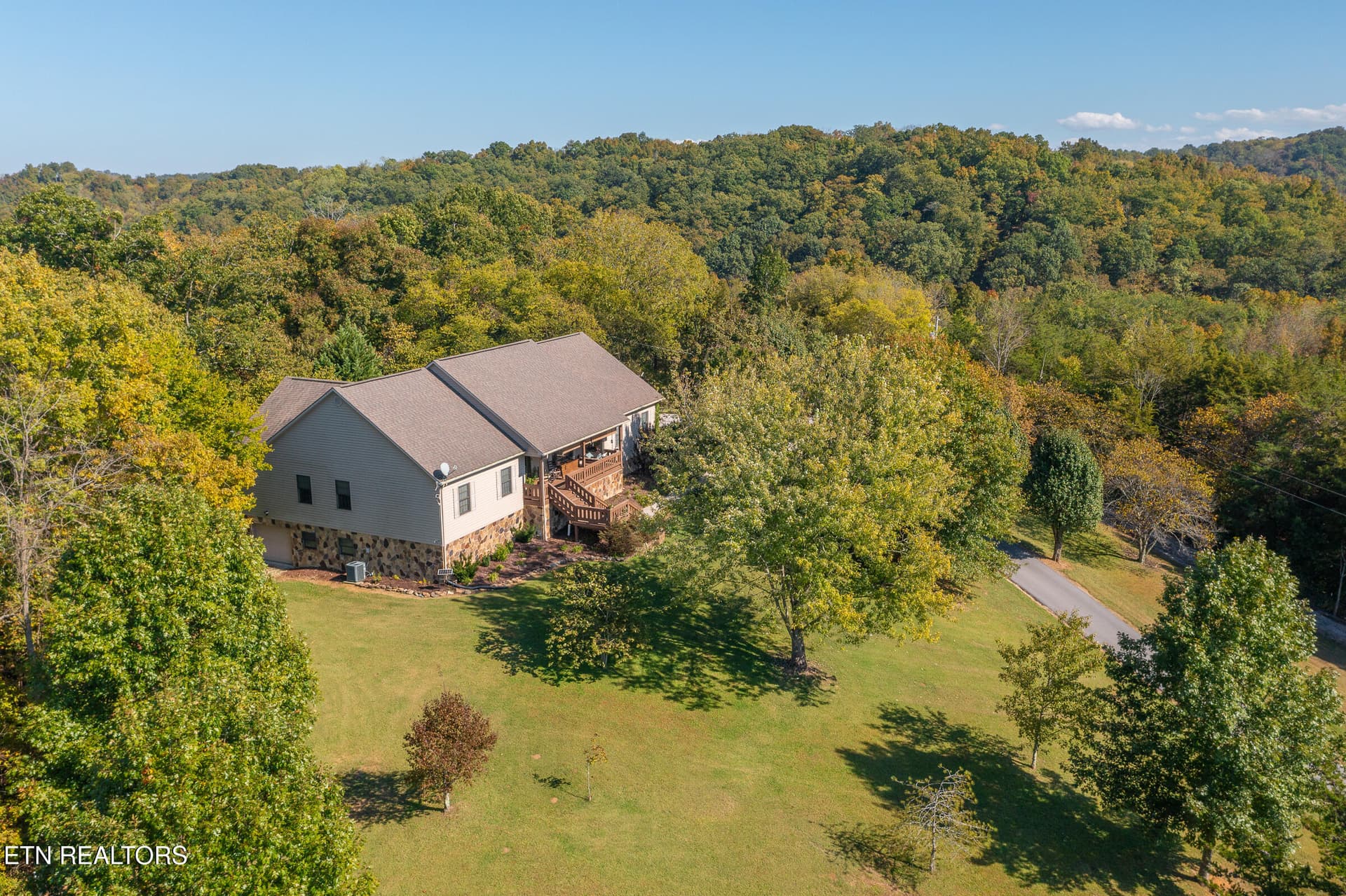 Aerial Property View - 1668 Deerwood Rd, Newport, TN 37821