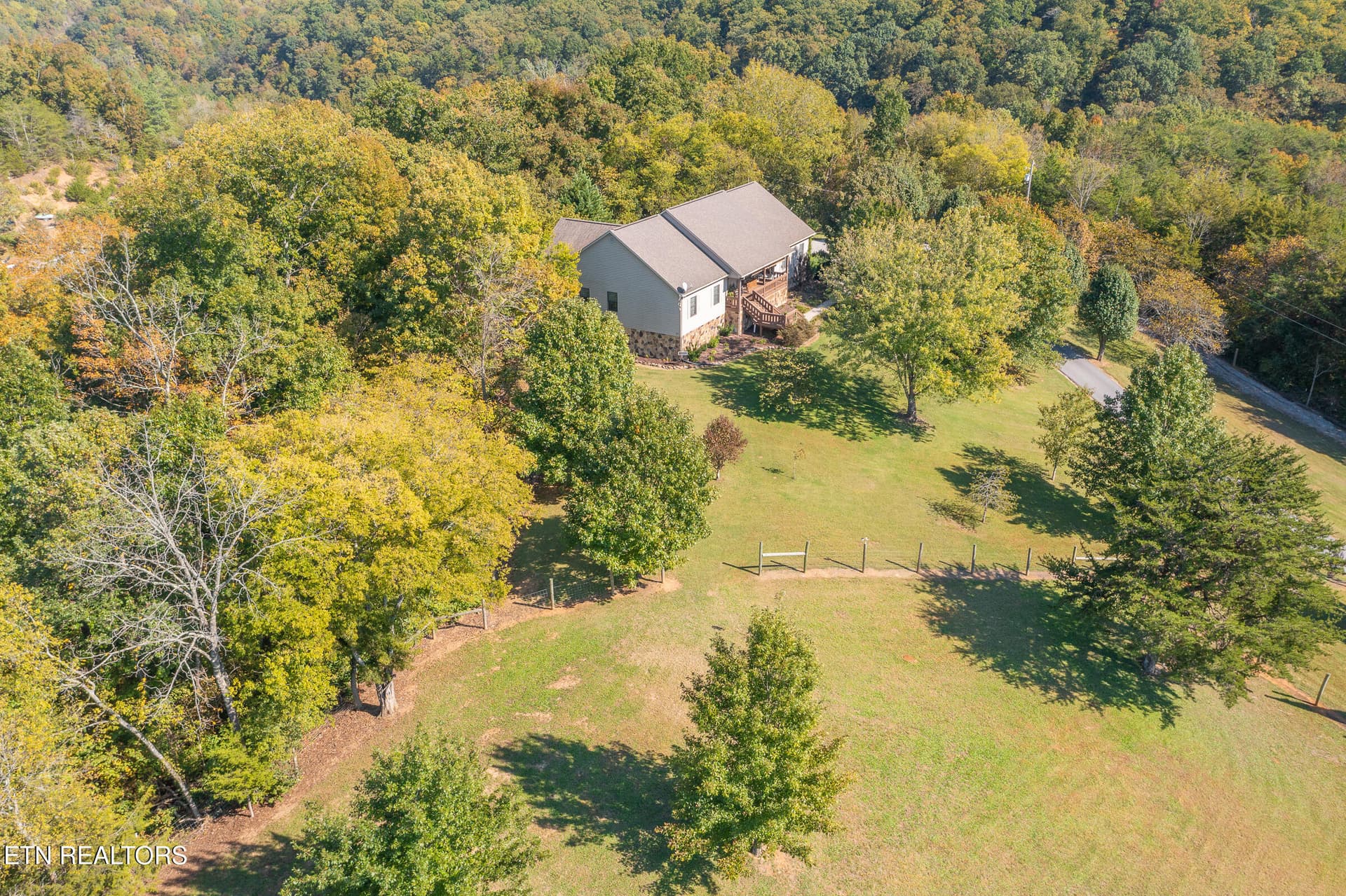Aerial Property View - 1668 Deerwood Rd, Newport, TN 37821