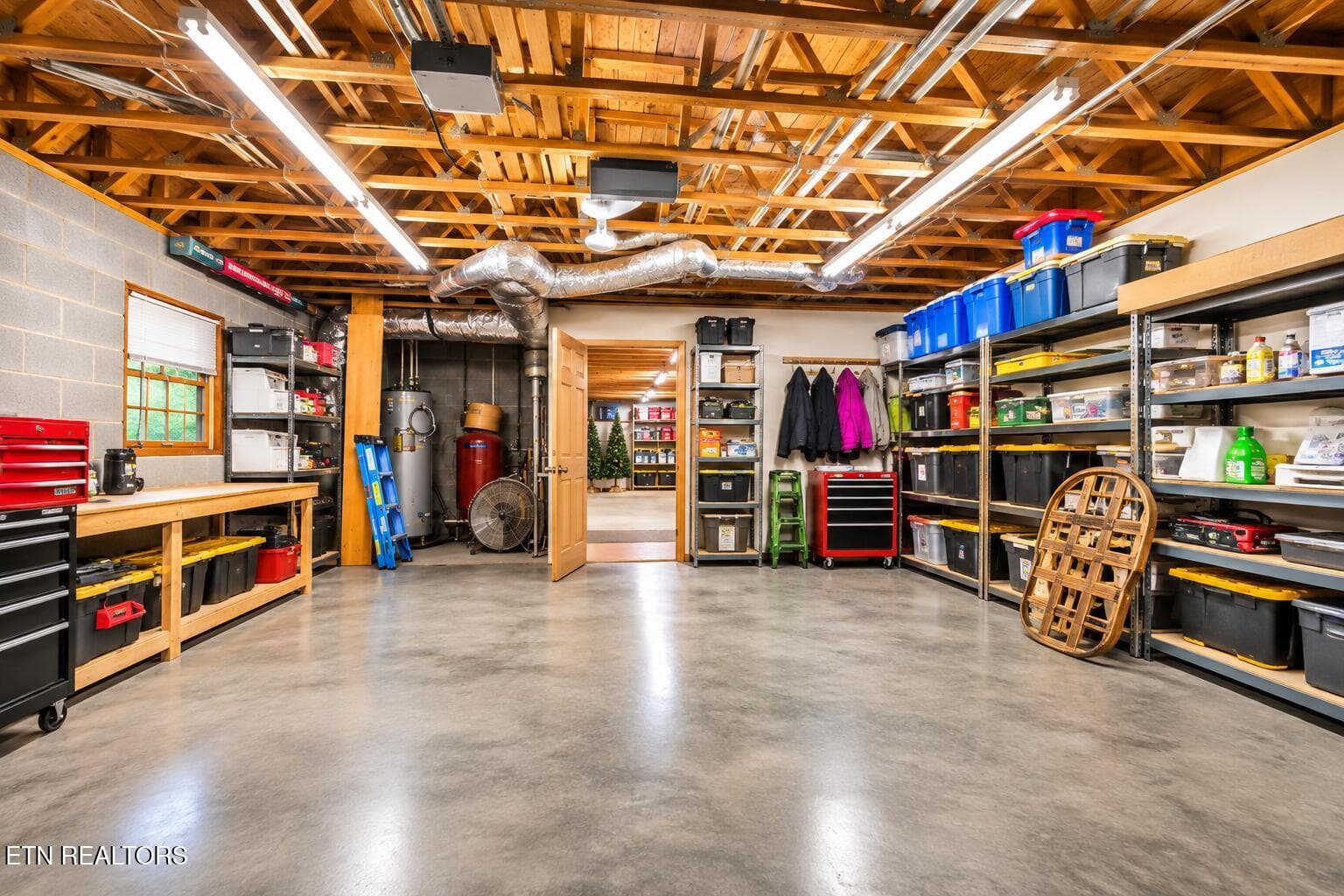 Basement Utility Garage / Workshop - 1668 Deerwood Rd, Newport, TN 37821