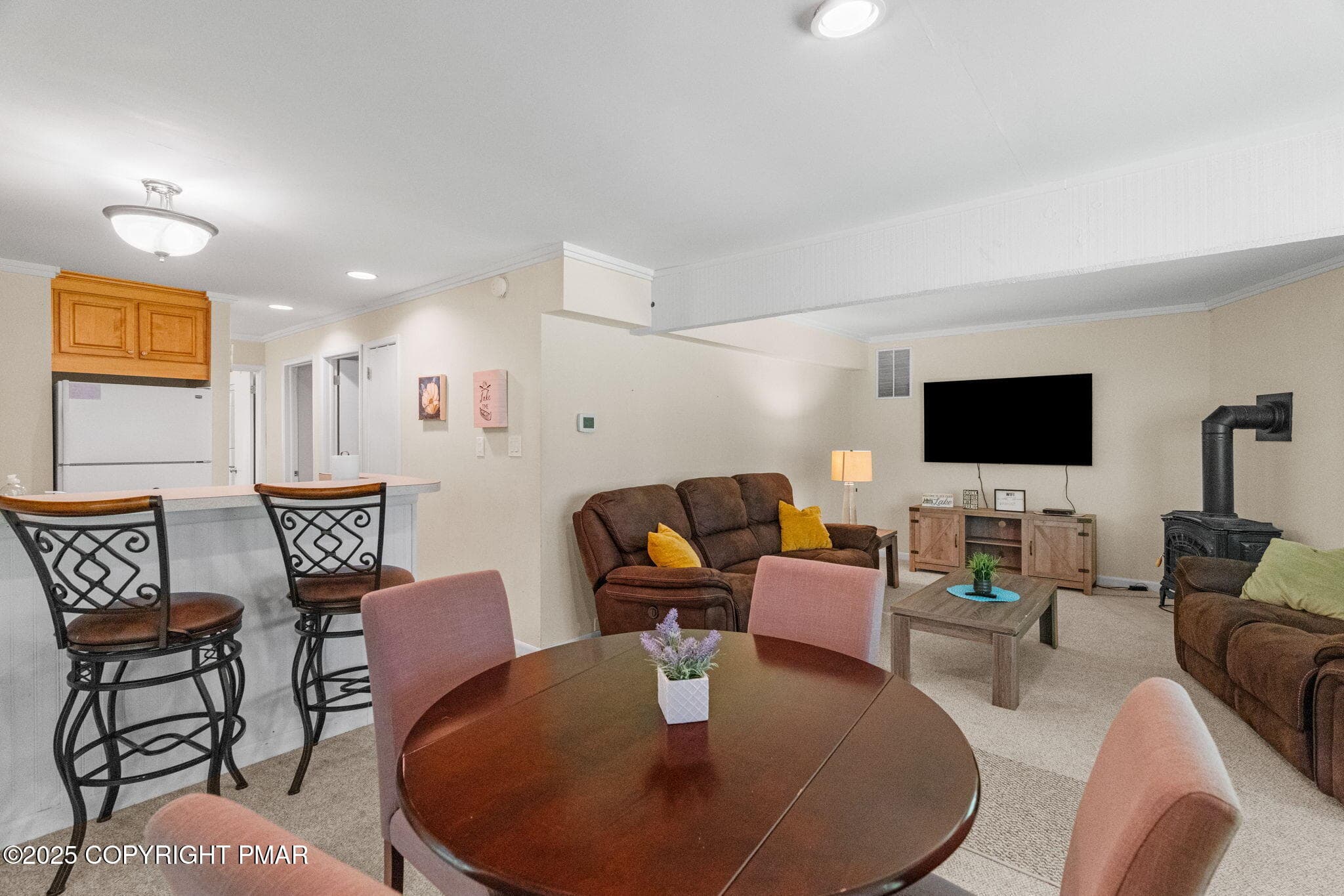 Lower Unit Living /Dining Area - 336 Sir Bradford Road, Pocono Lake, PA 18347, Pocono Lake