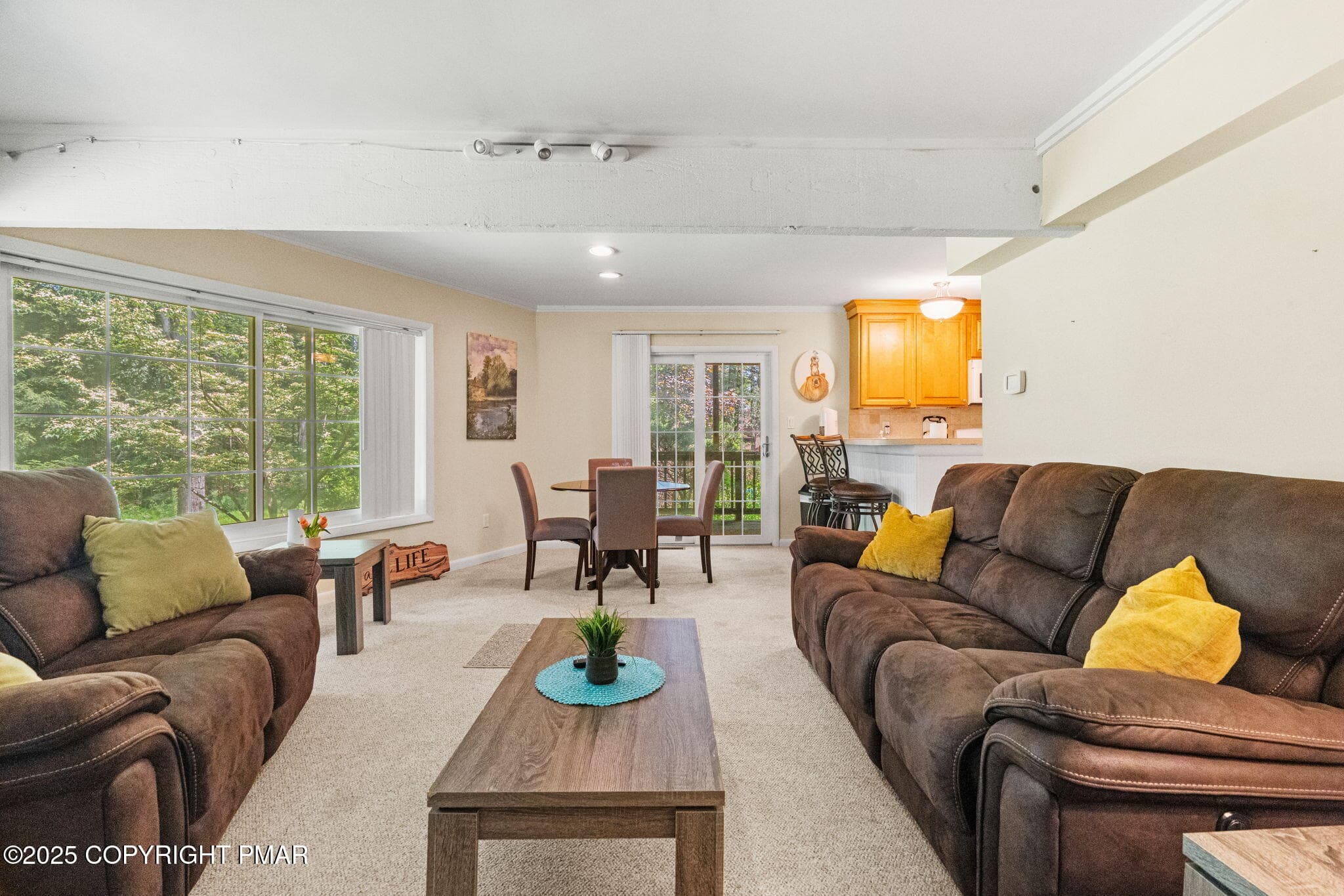 Lower Unit Living /Dining Area - 336 Sir Bradford Road, Pocono Lake, PA 18347, Pocono Lake