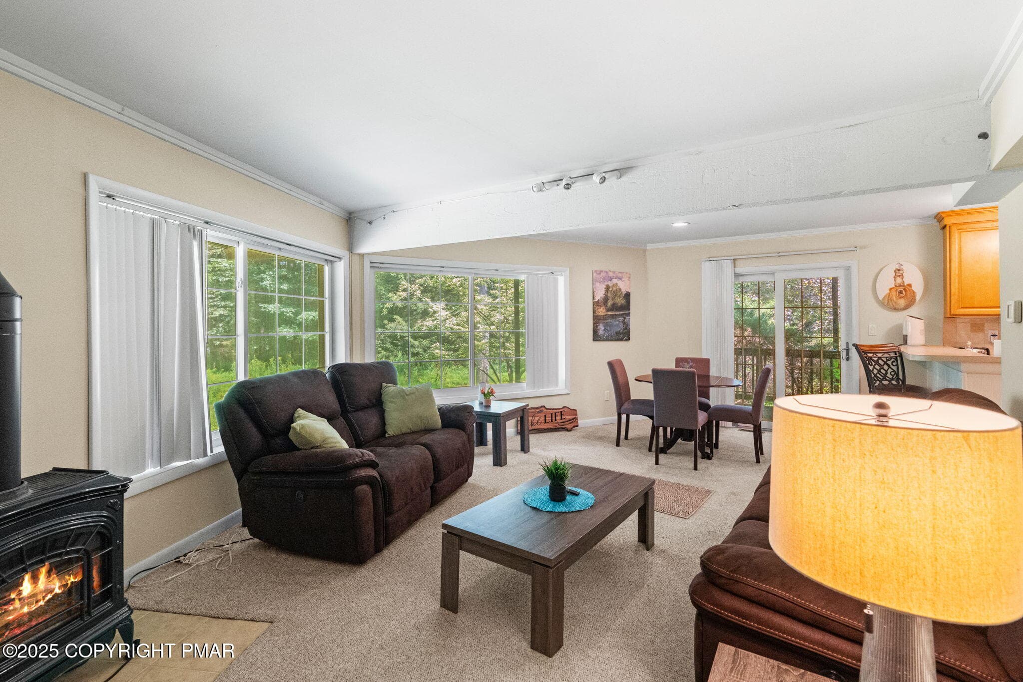 Lower Unit Living /Dining Area - 336 Sir Bradford Road, Pocono Lake, PA 18347, Pocono Lake