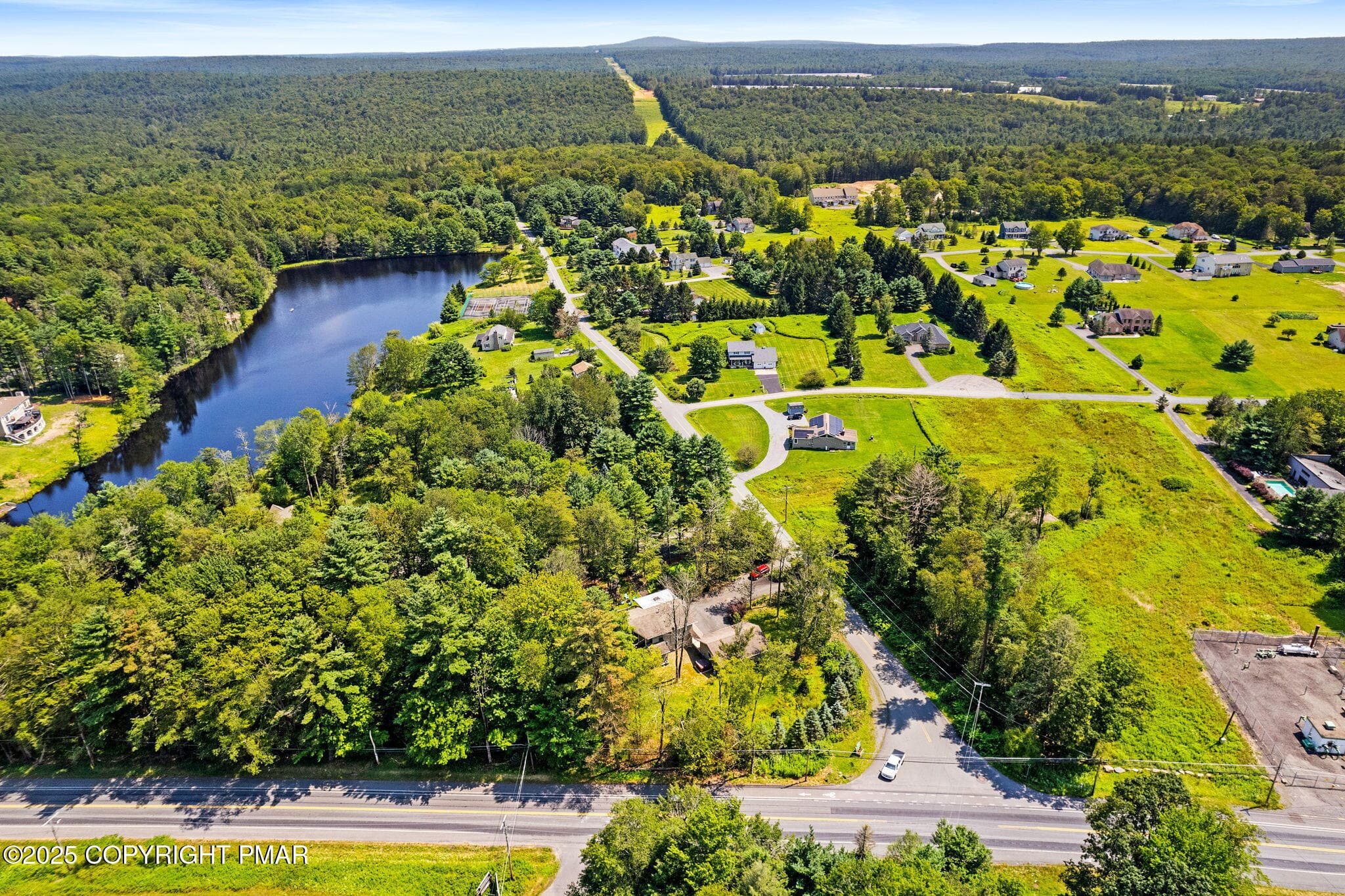 Aerial View - 336 Sir Bradford Road, Pocono Lake, PA 18347, Pocono Lake