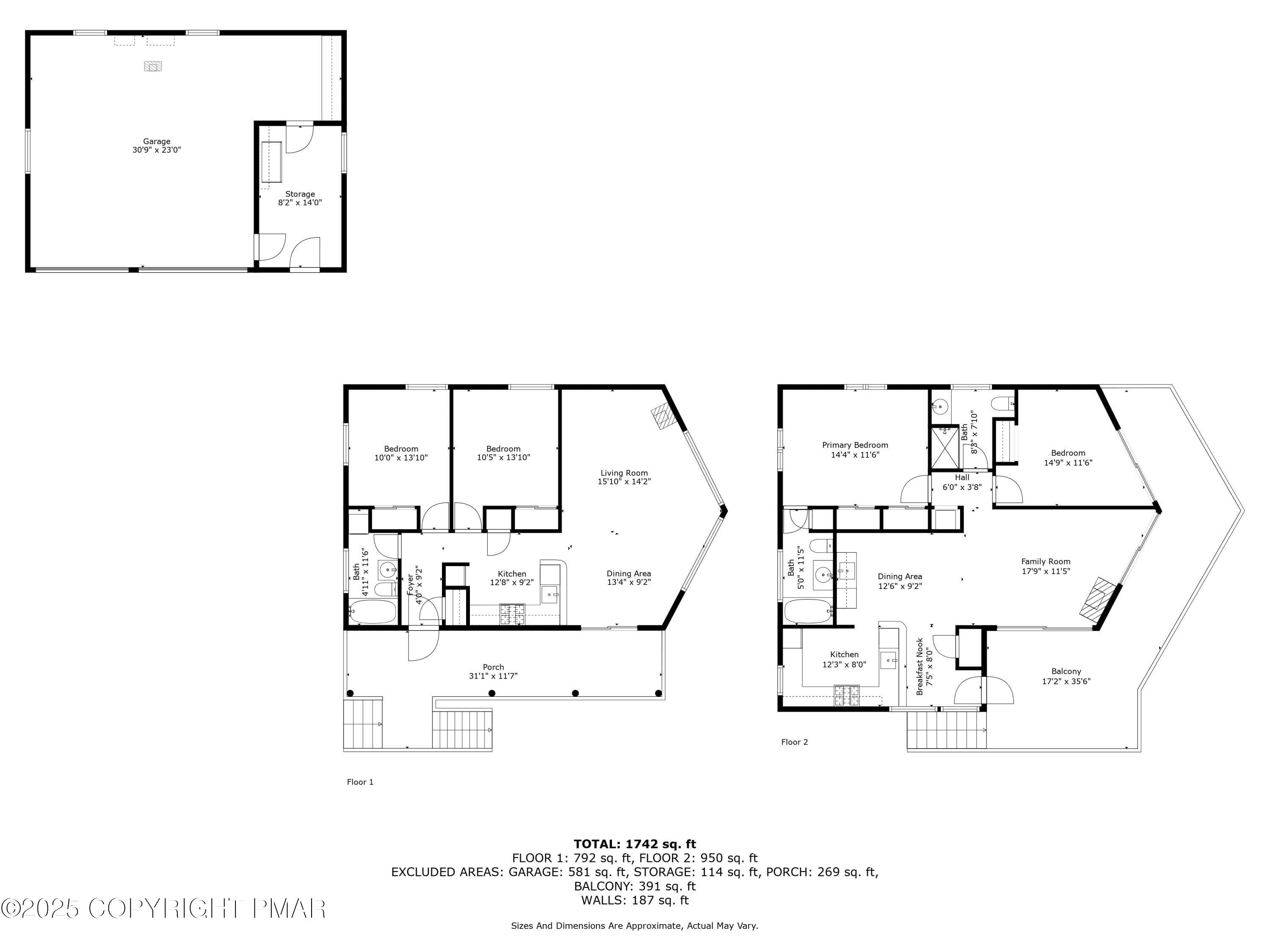 Floor plans - 336 Sir Bradford Road, Pocono Lake, PA 18347, Pocono Lake