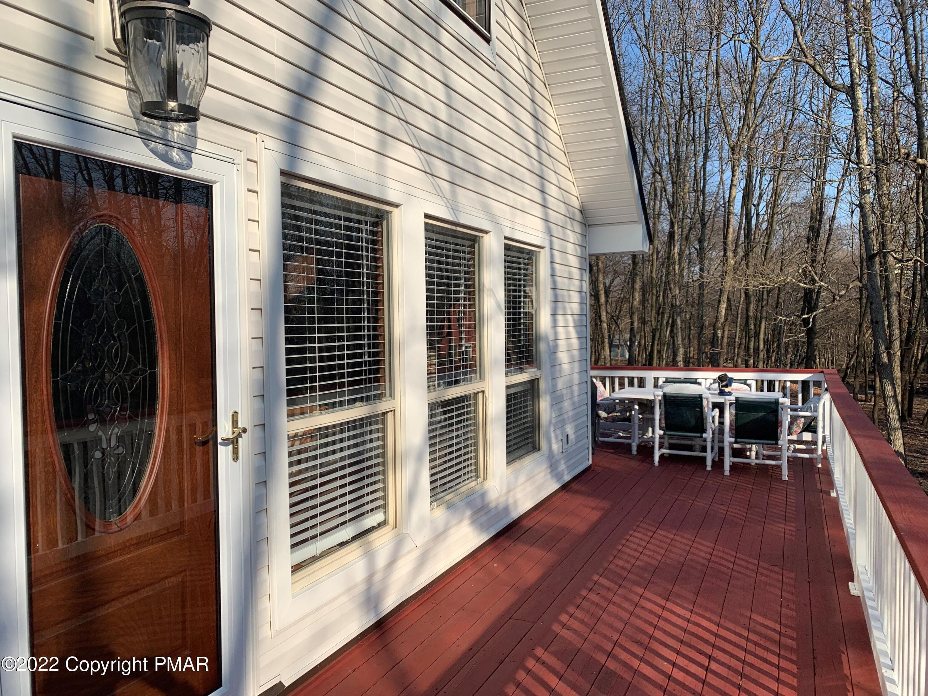 deck different angle - 218 Cherry Lane, Albrightsville, PA 18210, Albrightsville