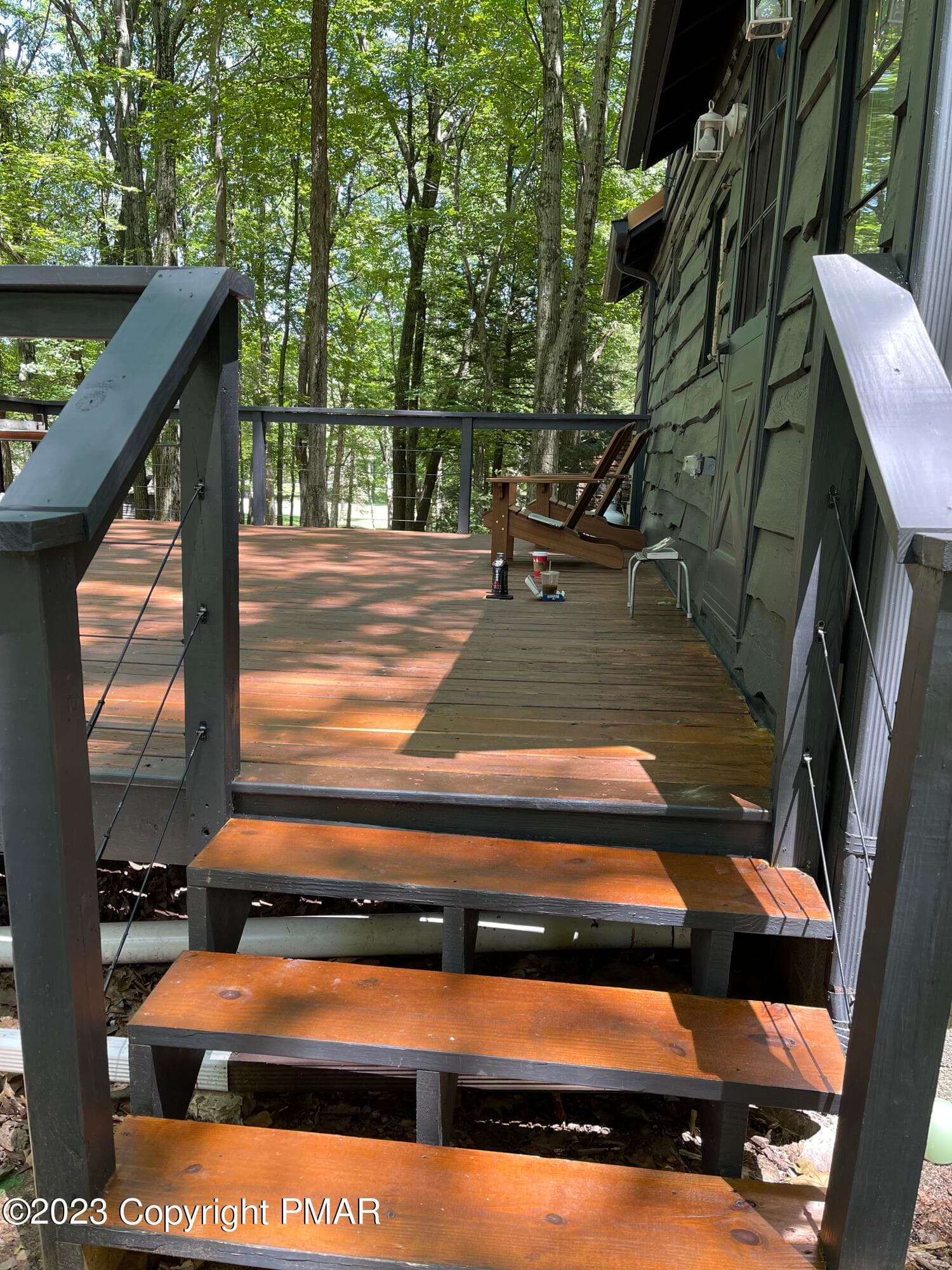 steps to your back deck - 24 Split Rock Road, Lake Harmony, PA 18624, Lake Harmony