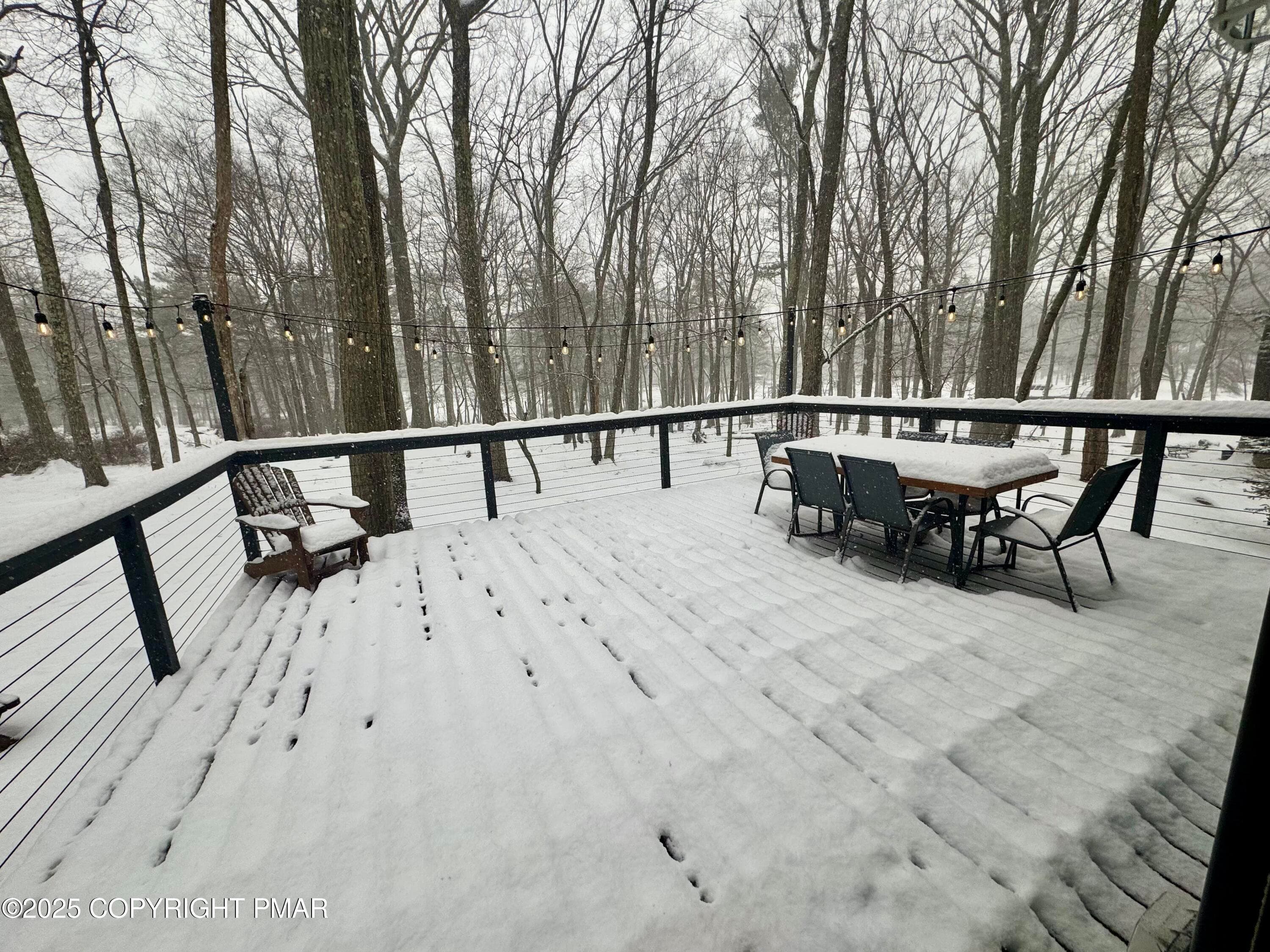 Back deck - 24 Split Rock Road, Lake Harmony, PA 18624, Lake Harmony