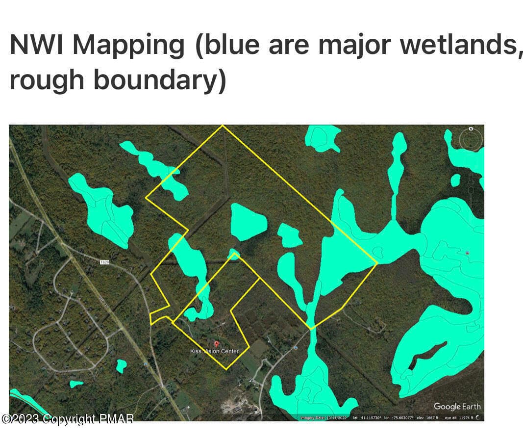 WETLAND BOUNDARIES - 2176 Stony Run Place, Blakeslee, PA 18610, Blakeslee