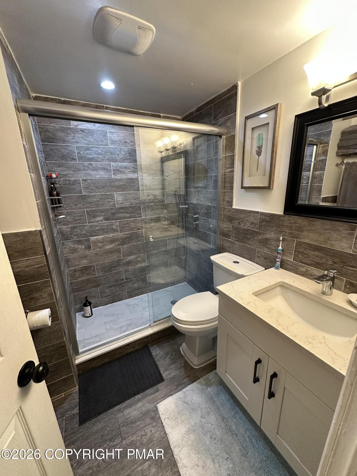 lower level full bath - 3 Middle Village Way, Tannersville, PA 18372
