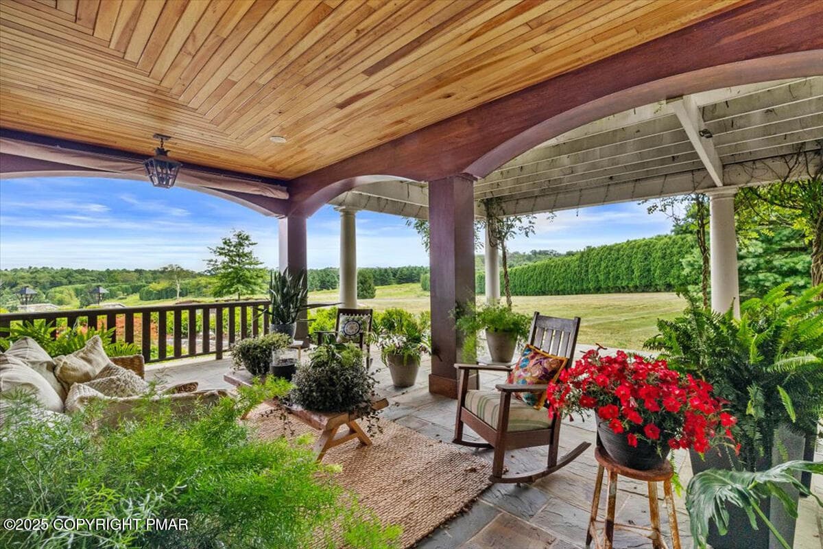 Side Porch and Pergola - 1212 Burger Hollow Road, Effort, PA 18330, Effort