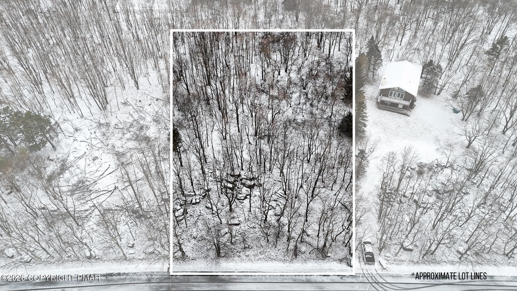 Approximate Lot Lines - Lot 325 Blairwood Lane, Albrightsville, PA 18210, Albrightsville