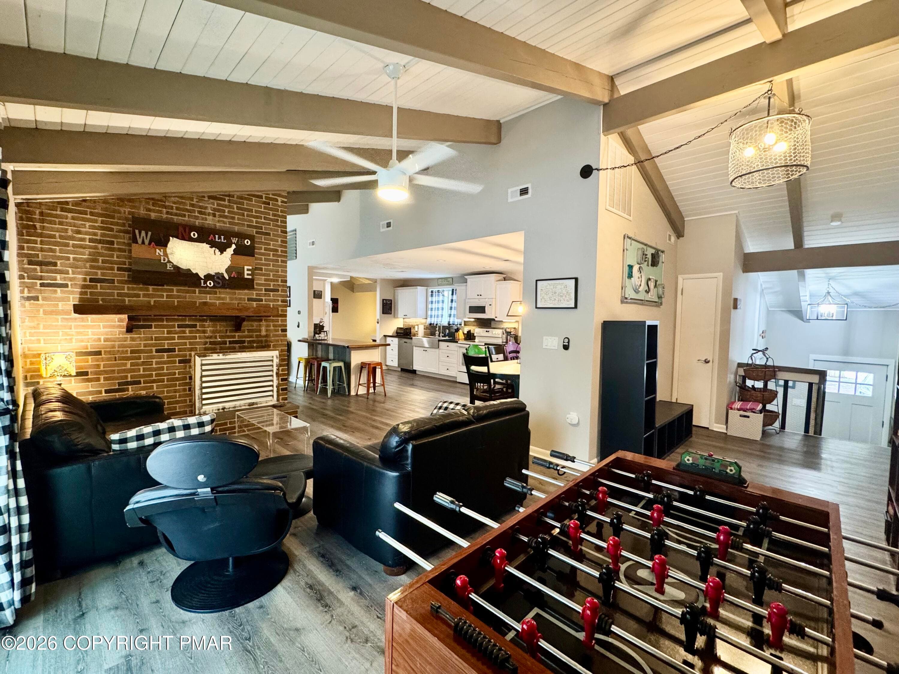 open living area - 9 Sassafras Road, Lake Harmony, PA 18624, Lake Harmony