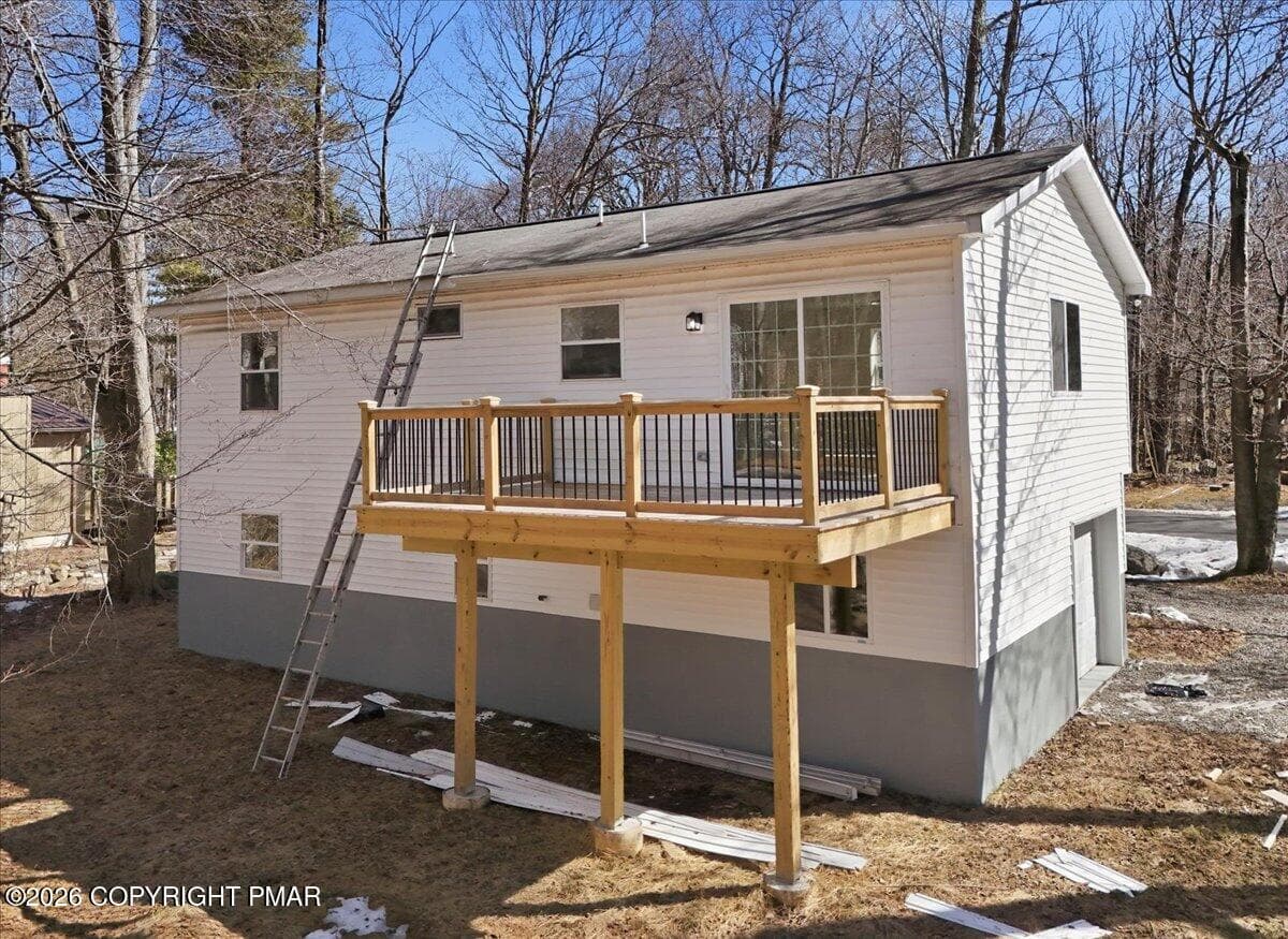 REAR VIEW - 2802 Fairhaven Drive, Tobyhanna, PA 18466, Tobyhanna