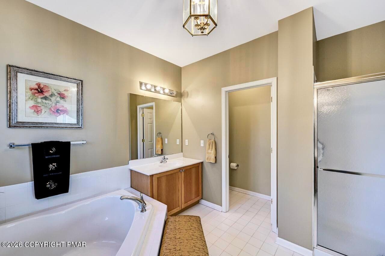 Primary Bath - 207 Hermit Thrush Road, Pocono Pines, PA 18350, Pocono Pines