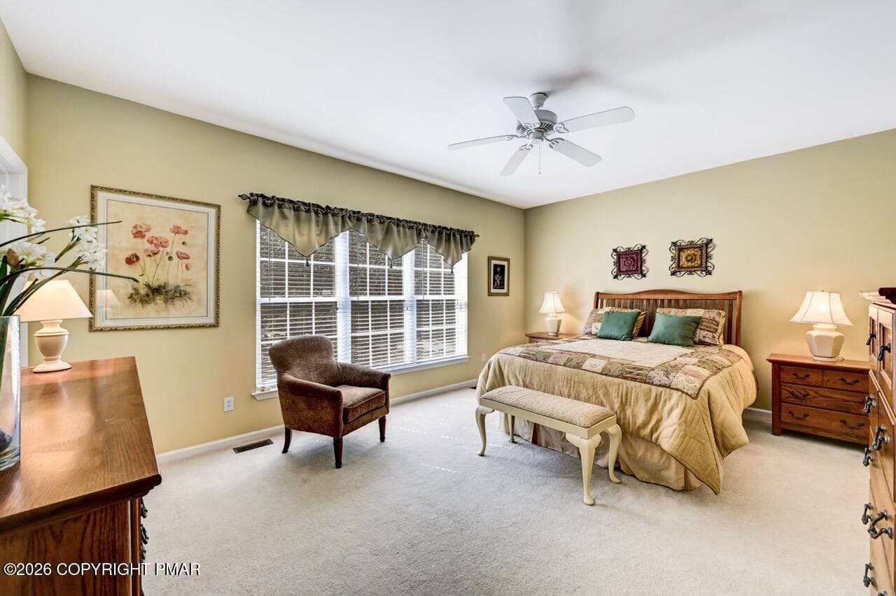 Primary Bedroom Suite - 207 Hermit Thrush Road, Pocono Pines, PA 18350, Pocono Pines