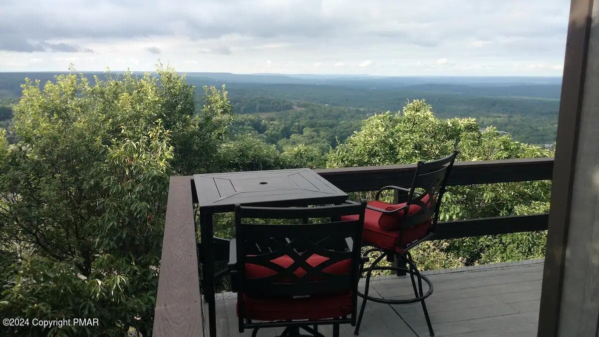 view from deck - 276 Overlook Way, Tannersville, PA 18372, Tannersville