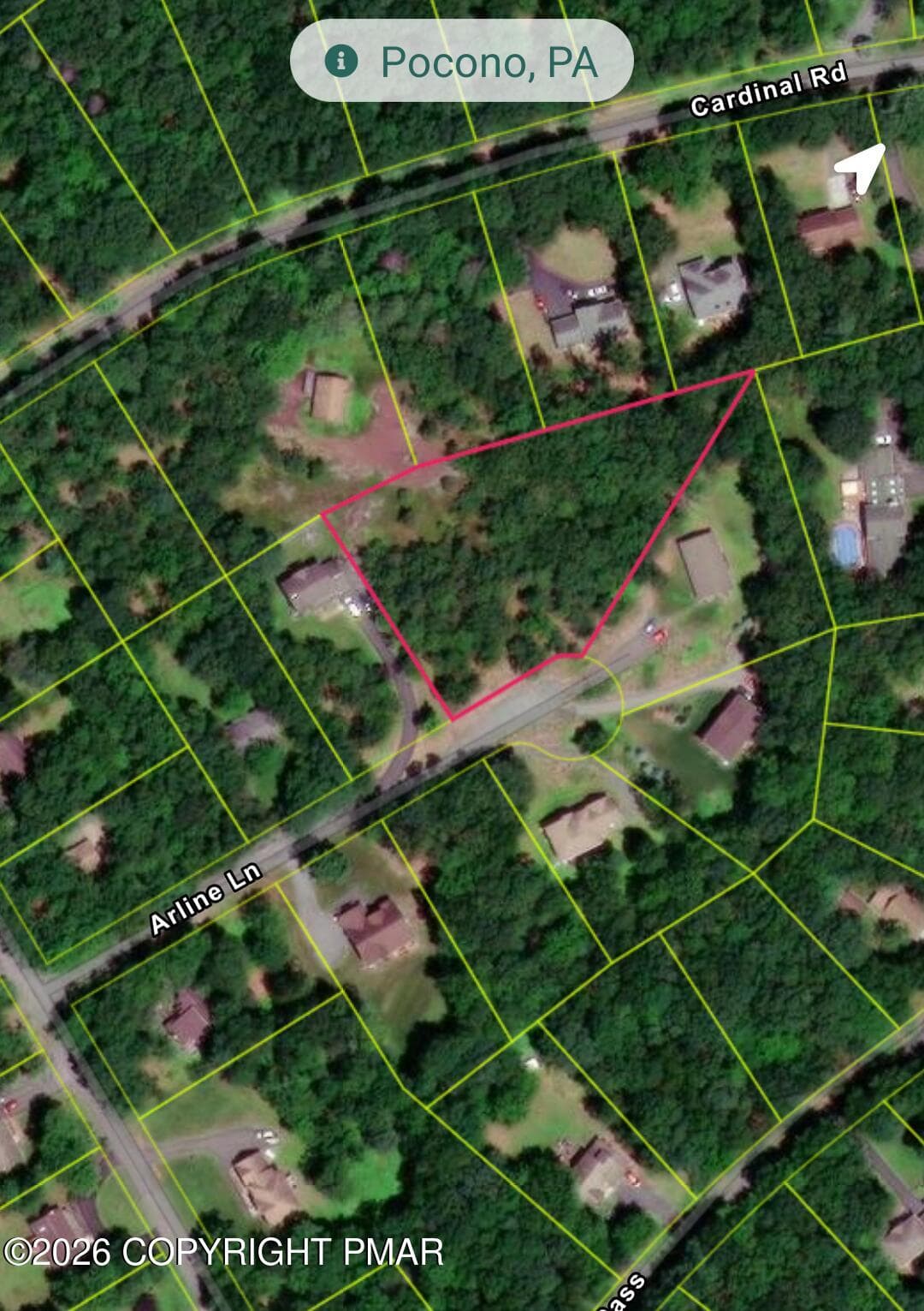 Screenshot_20260324-114033.Regrid - Arline Ln, Cresco, PA 18326, Cresco
