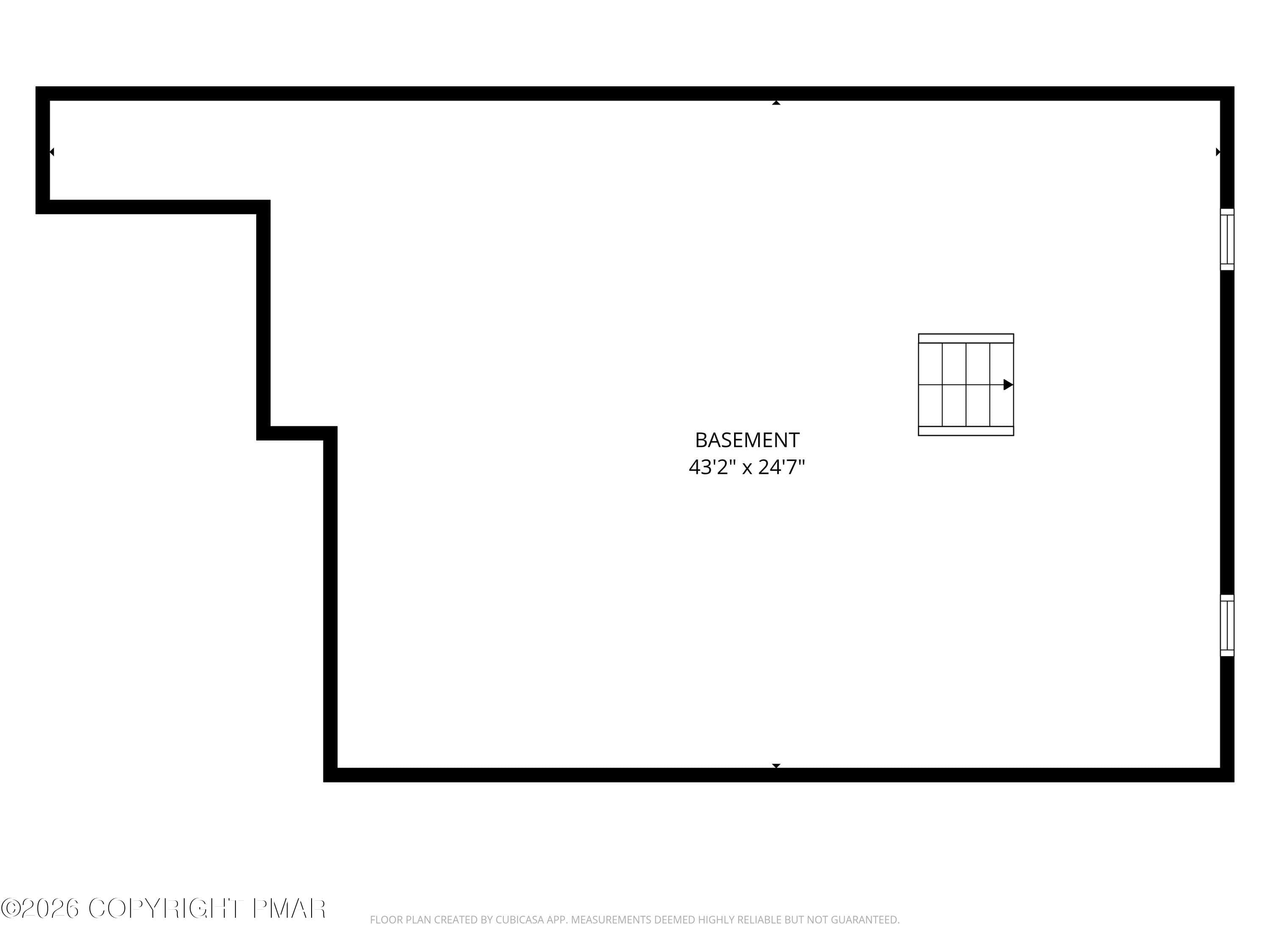 Floor Plan Basement - 214 Sunrise Loop, Henryville, PA 18332, Henryville