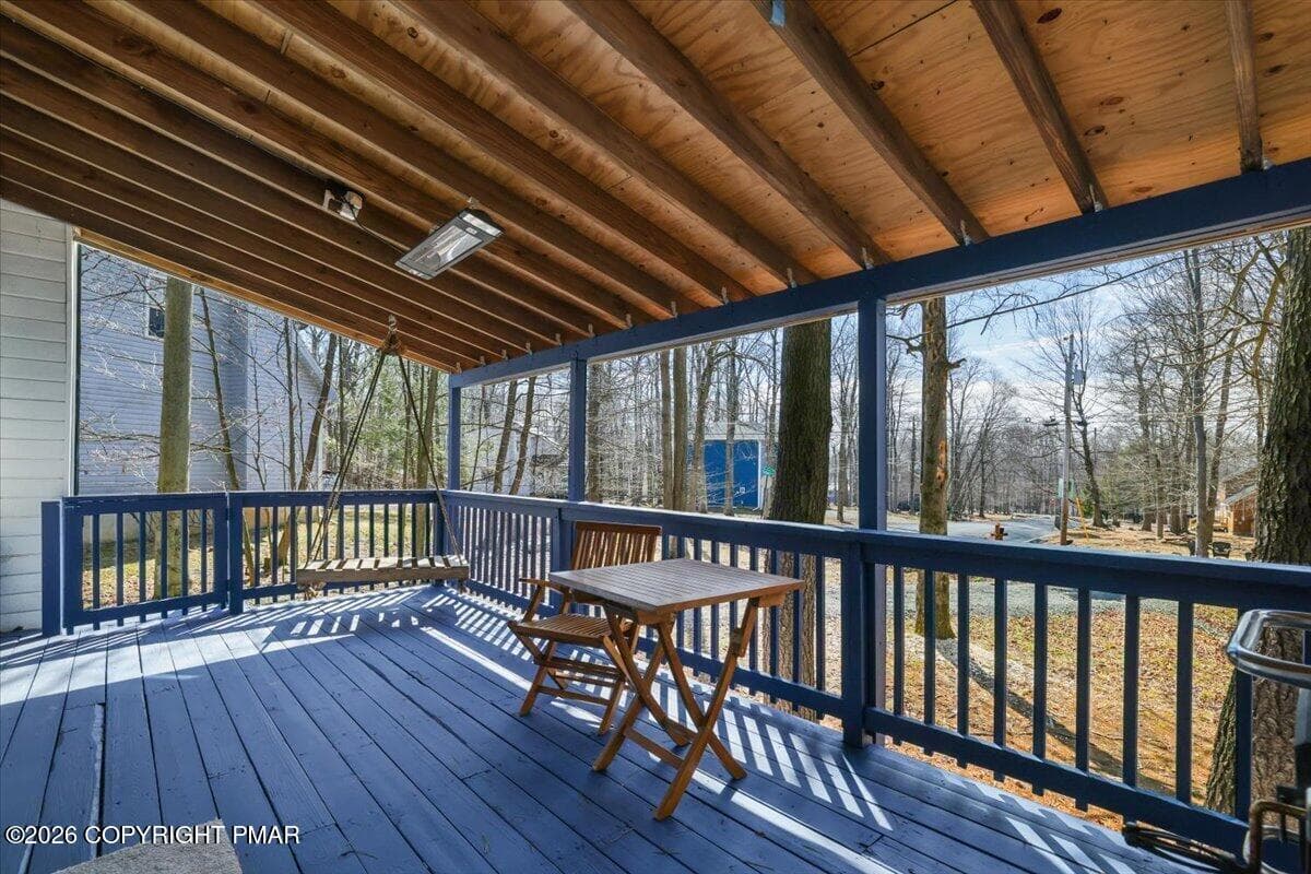 Front deck/porch - 8943 Deerfield Drive, Tobyhanna, PA 18466, Tobyhanna