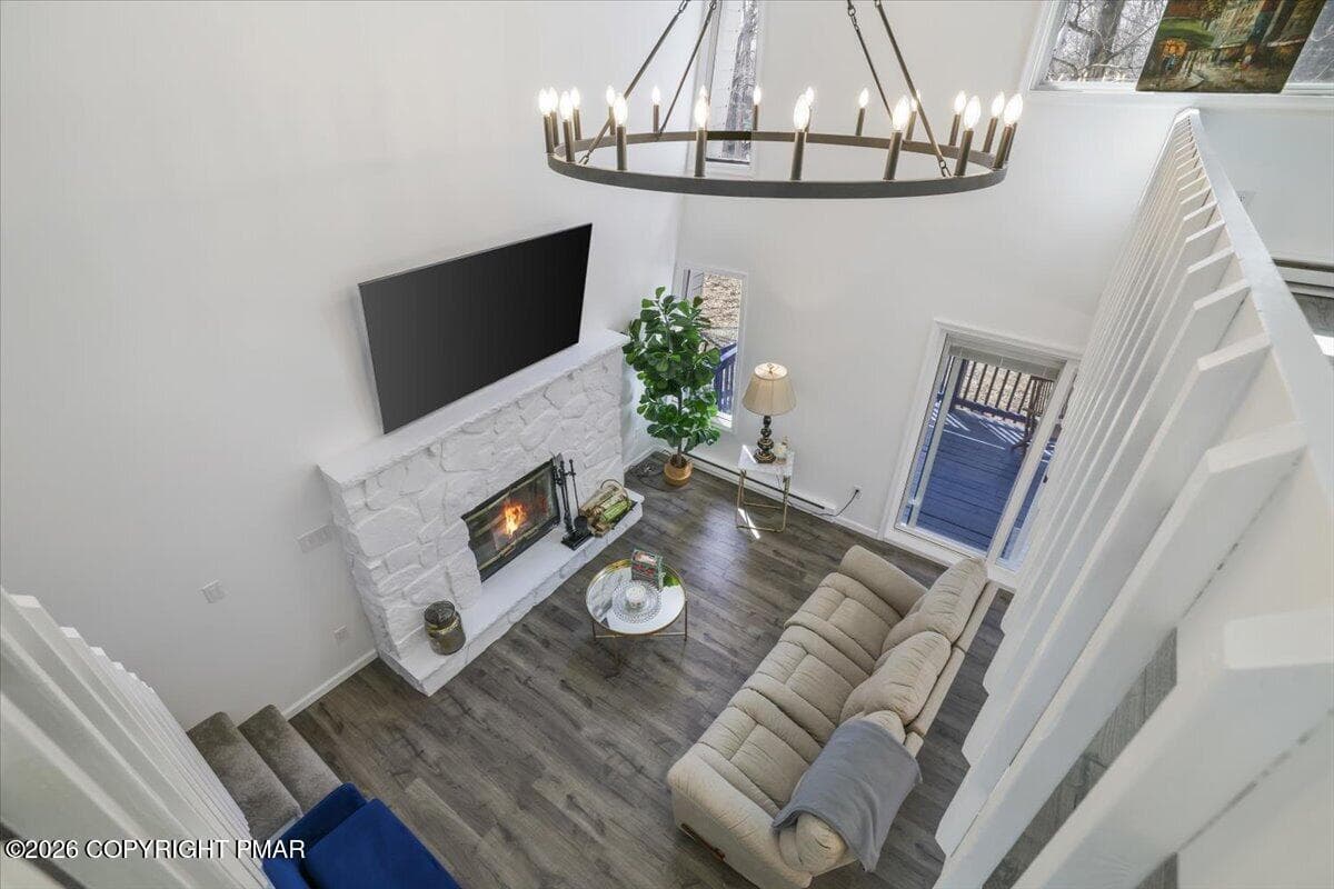 Living room view - 8943 Deerfield Drive, Tobyhanna, PA 18466, Tobyhanna