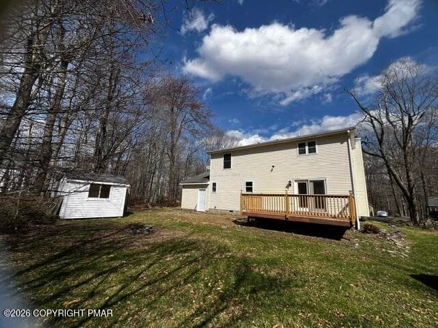 rear view - 1281 Winding Way, Tobyhanna, PA 18466, Tobyhanna