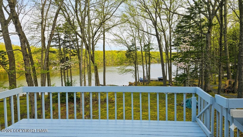 Deck view - 110 Spruce Lake Drive, Milford, PA 18337, Milford