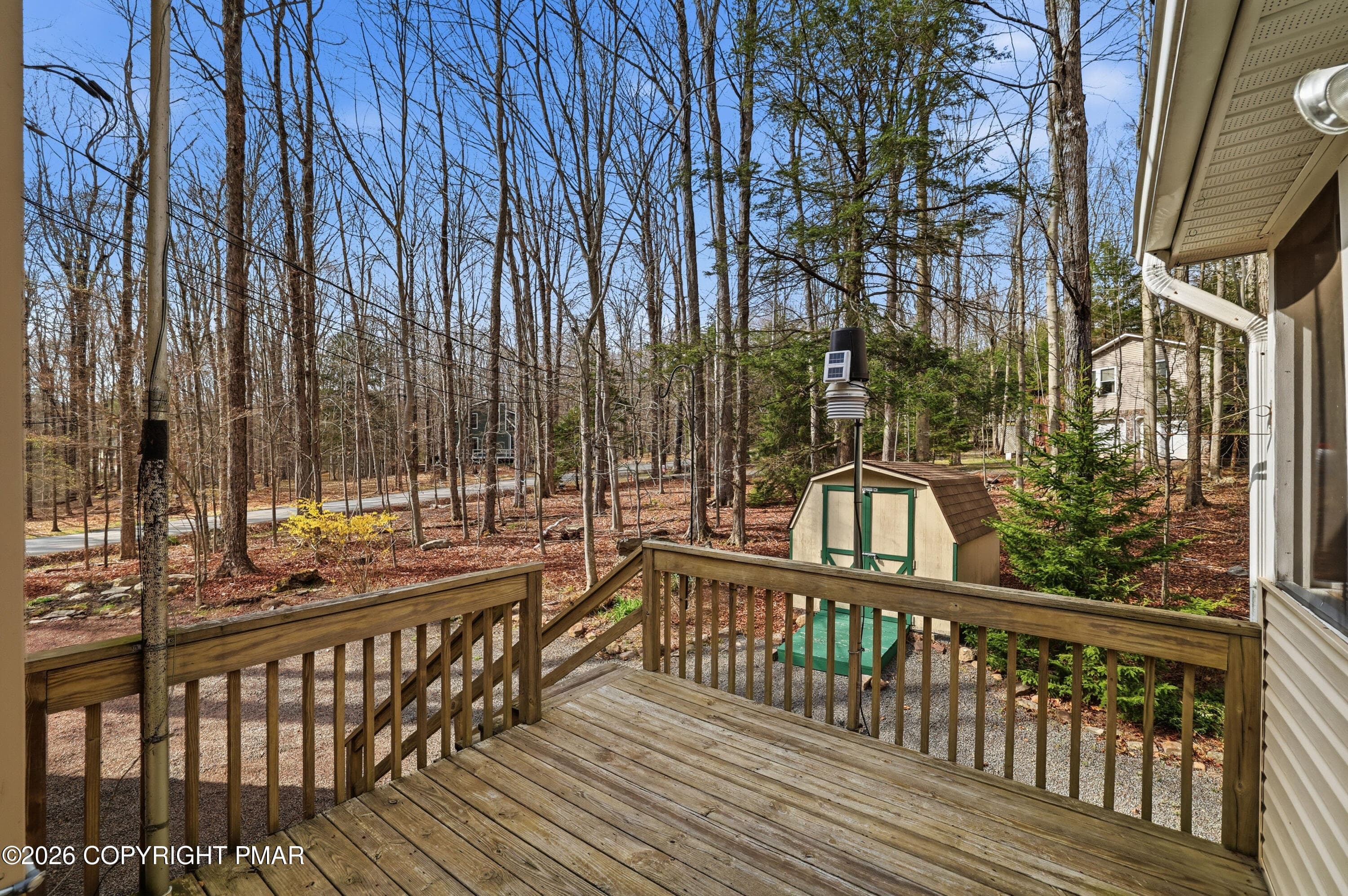View from back deck - 104 Merriment Lane, Blakeslee, PA 18610, Blakeslee