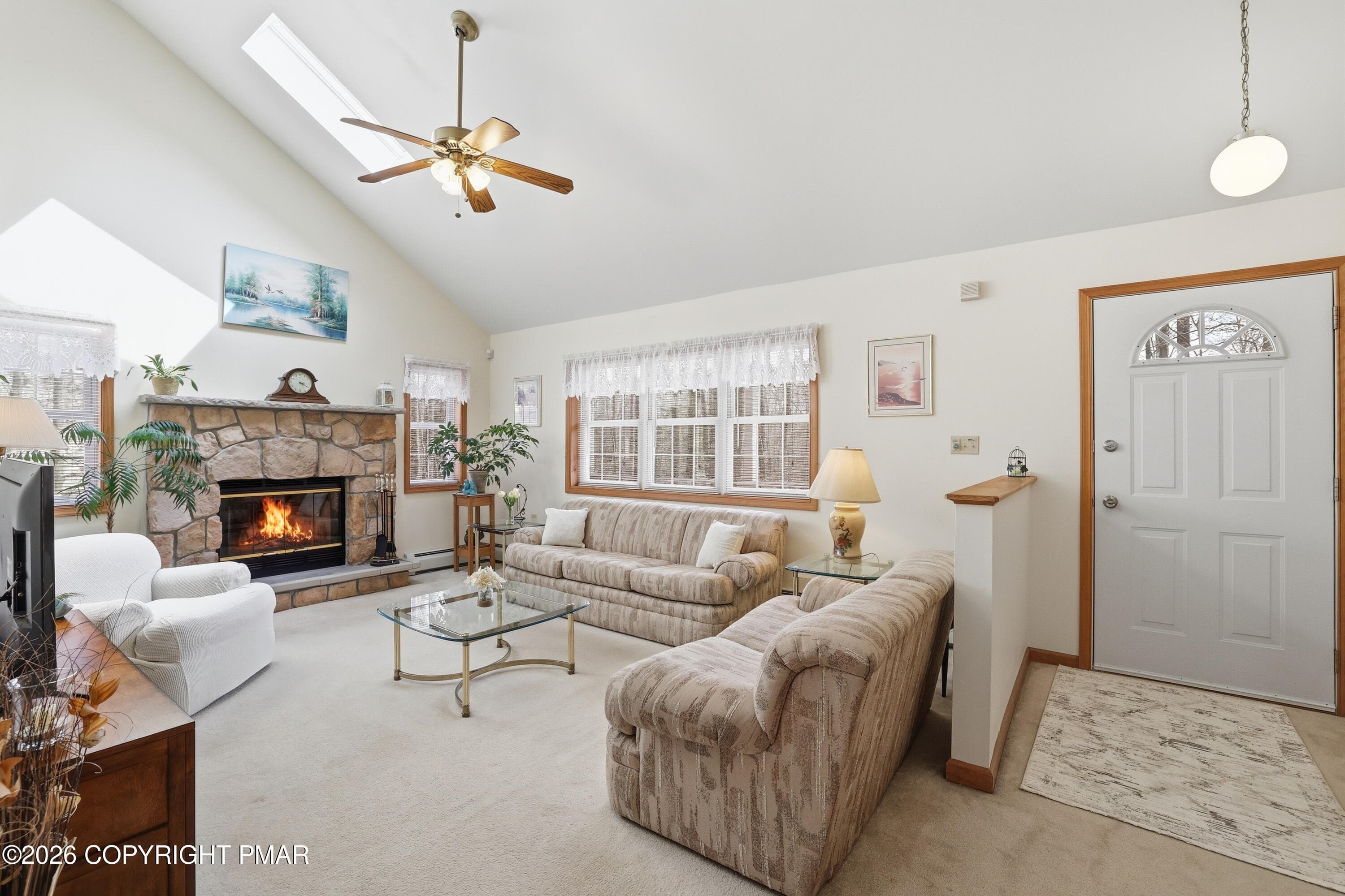 Living Room and Entry - 104 Merriment Lane, Blakeslee, PA 18610, Blakeslee