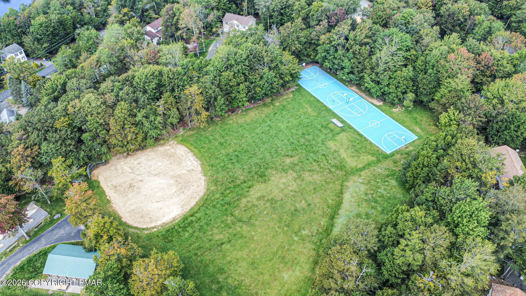 Baseball Field & Basketball Courts - 6520 Runnymeade Lane, Tobyhanna, PA 18466, Tobyhanna