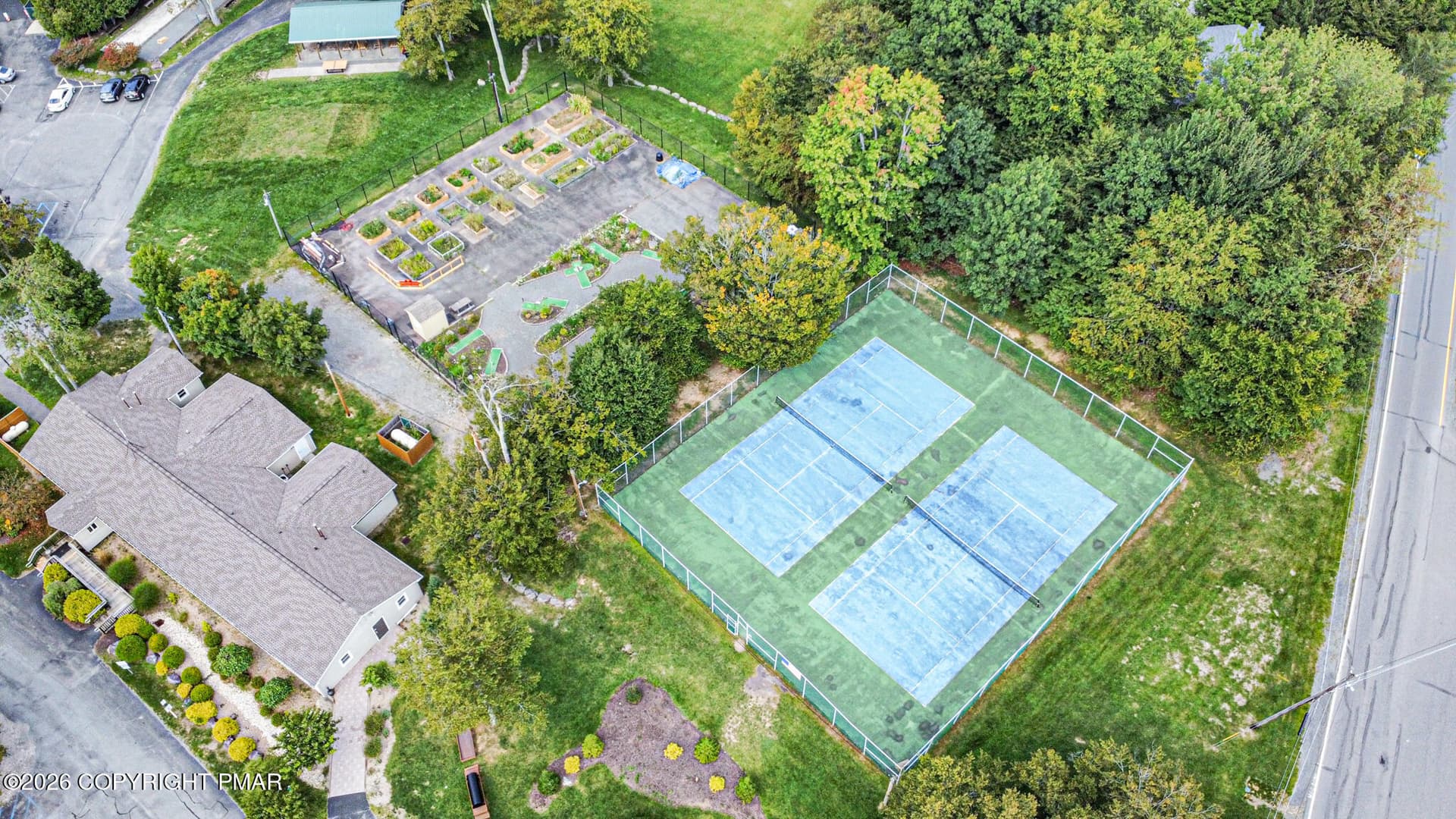 Tennis Court, Mini-Golf & Garden - 6520 Runnymeade Lane, Tobyhanna, PA 18466