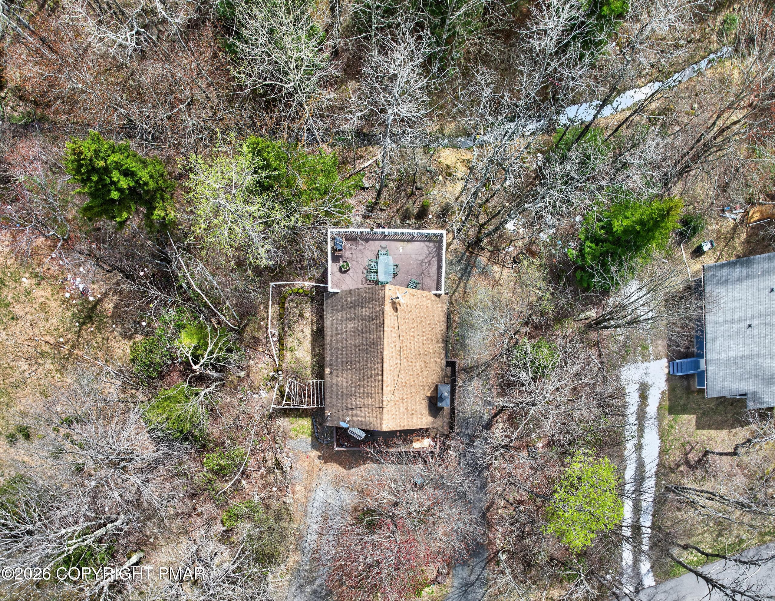 Aerial Parcel Lot View - 6520 Runnymeade Lane, Tobyhanna, PA 18466, Tobyhanna