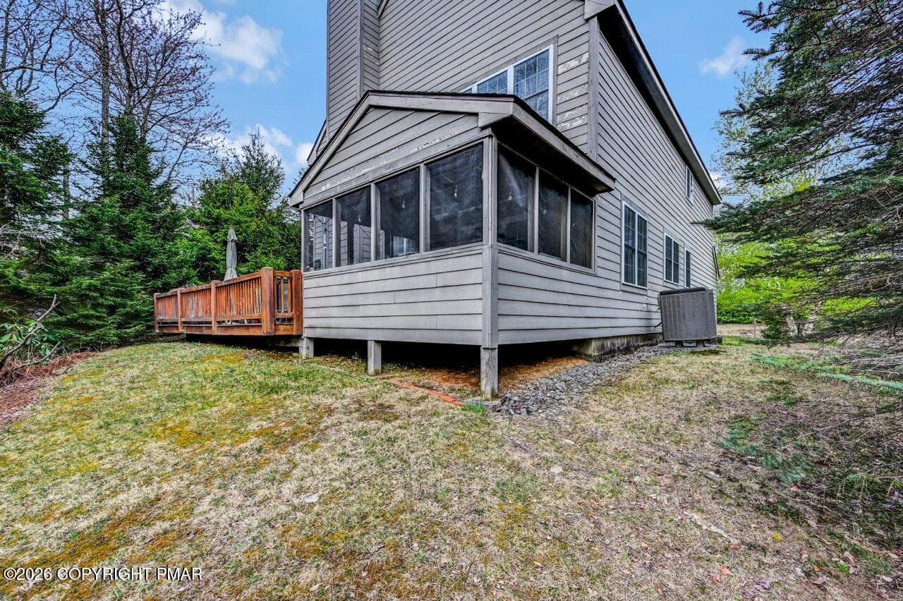 Back Exterior - 151 Skytop Road, Pocono Pines, PA 18350, Pocono Pines