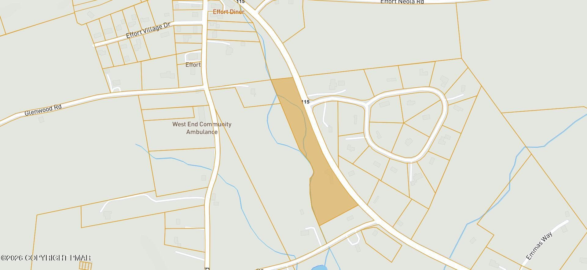 2523 115 Effort plot plan - 2523 Route 115, Effort, PA 18330, Effort