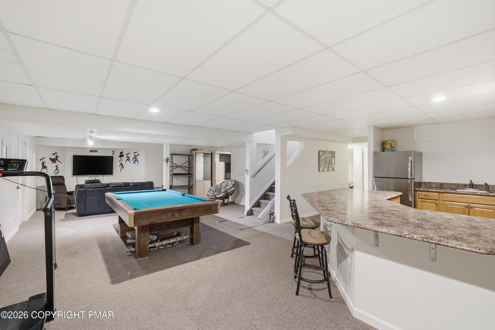 Recreation room - 1323 Crossing Lane, Stroudsburg, PA 18360